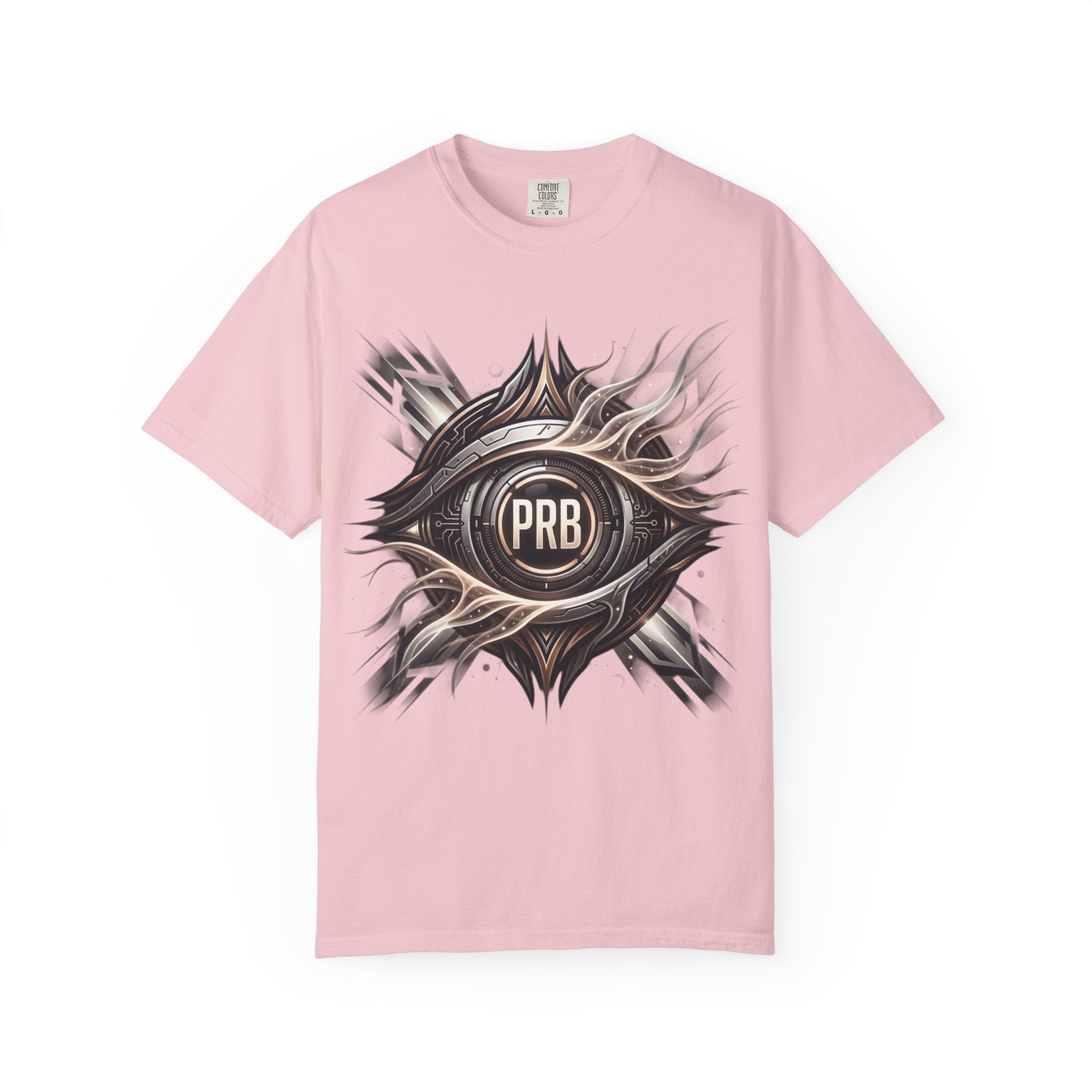 Printify PRB Clairvoyant Engine 4K Abstract Eye Emblem T-Shirt | PRB Center Medallion Graphic - T-Shirt