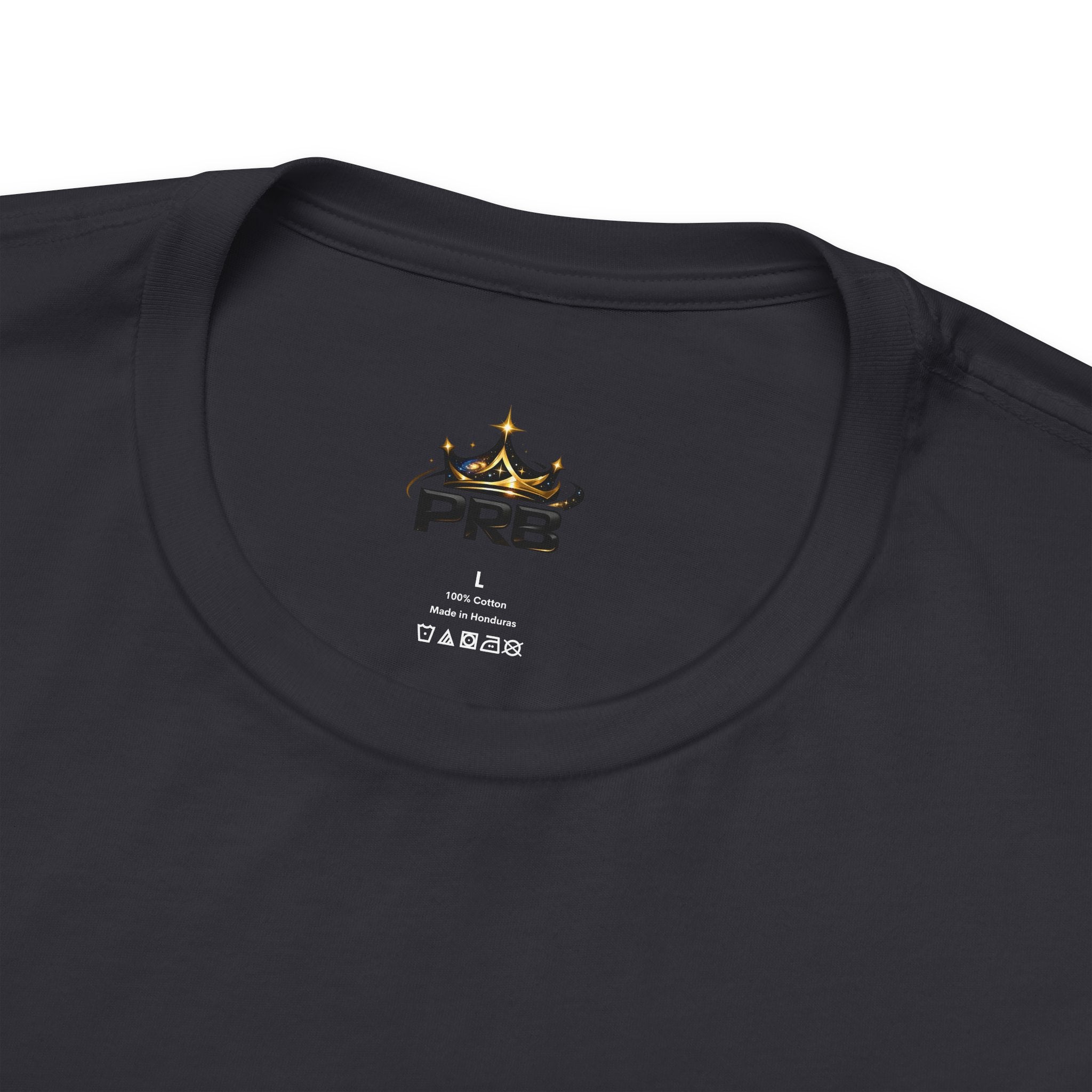 PRB Crown Tee — Graphic Logo T-Shirt by Power Runs Black