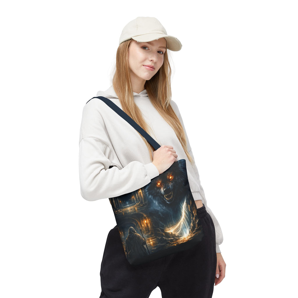 PRB The Echo Hounds Illustration Tote Bag | Gothic Horror Artwork by Printify