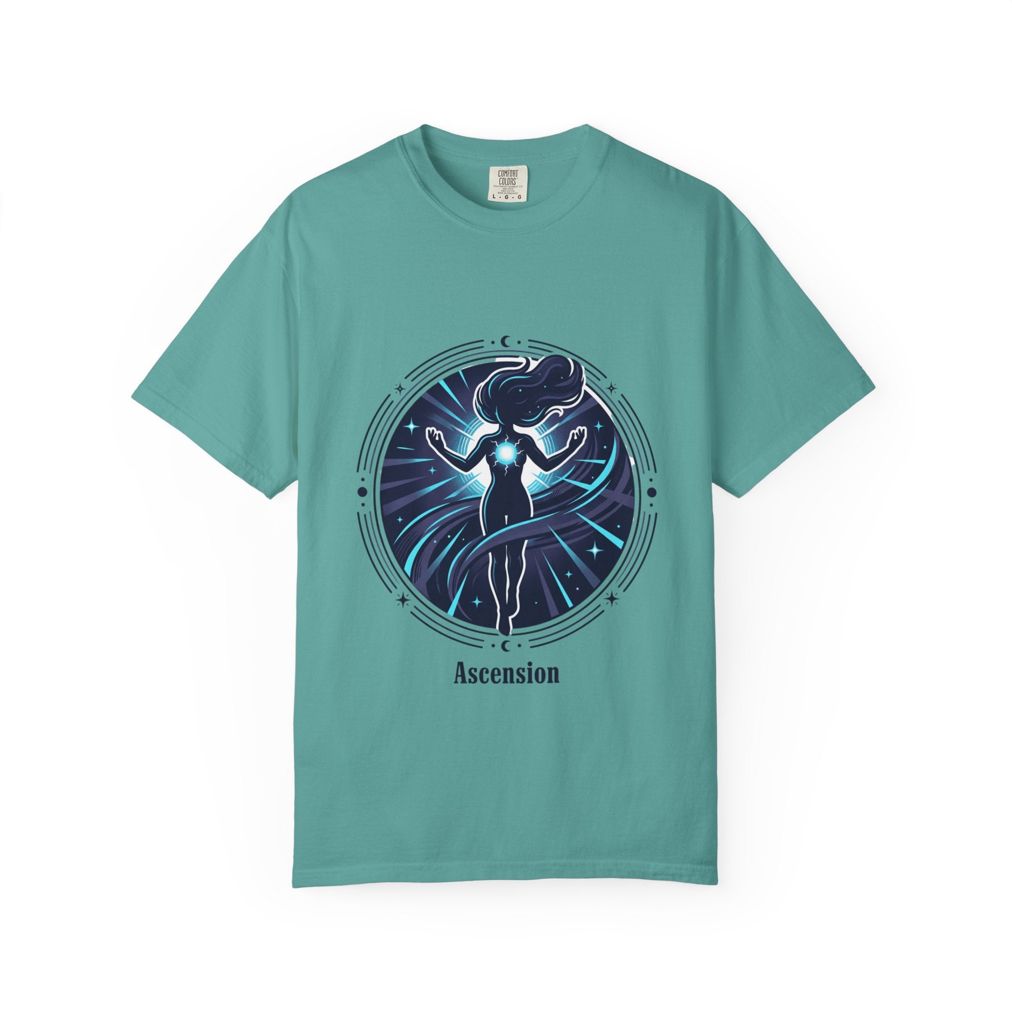 Power Runs Black PRB Ascension T-Shirt — Spiritual Energy Graphic Tee by Printify