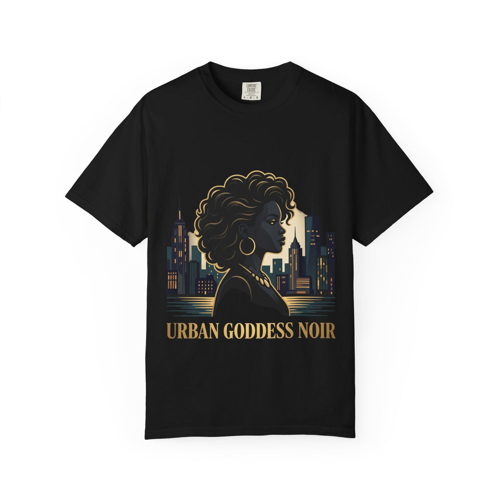 Pretty Rich Bitch The Collection by PRB Urban Goddess Noir T-Shirt — "Urban Goddess Noir" Graphic Tee by Power Runs Black