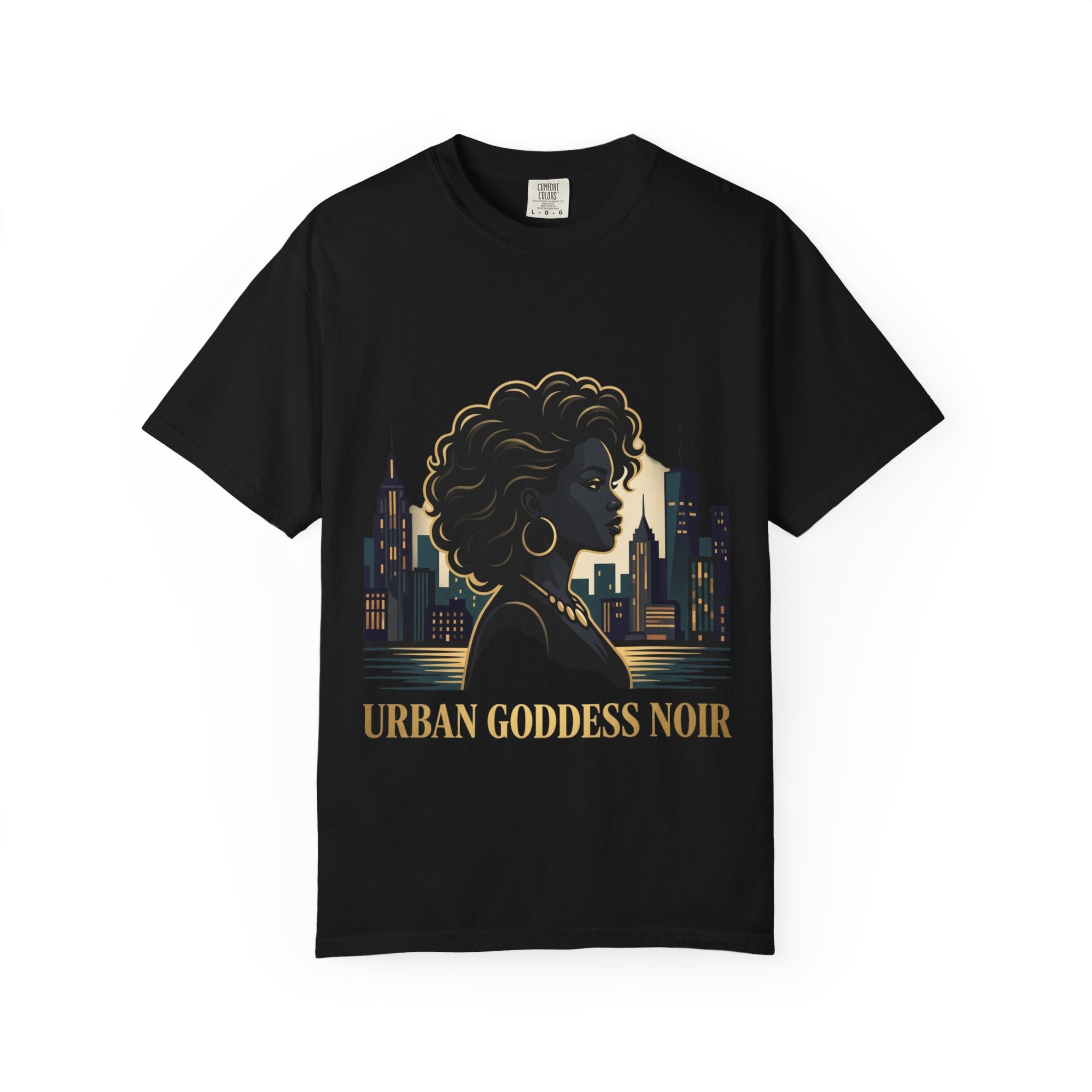 Pretty Rich Bitch The Collection by PRB Urban Goddess Noir T-Shirt — "Urban Goddess Noir" Graphic Tee by Power Runs Black