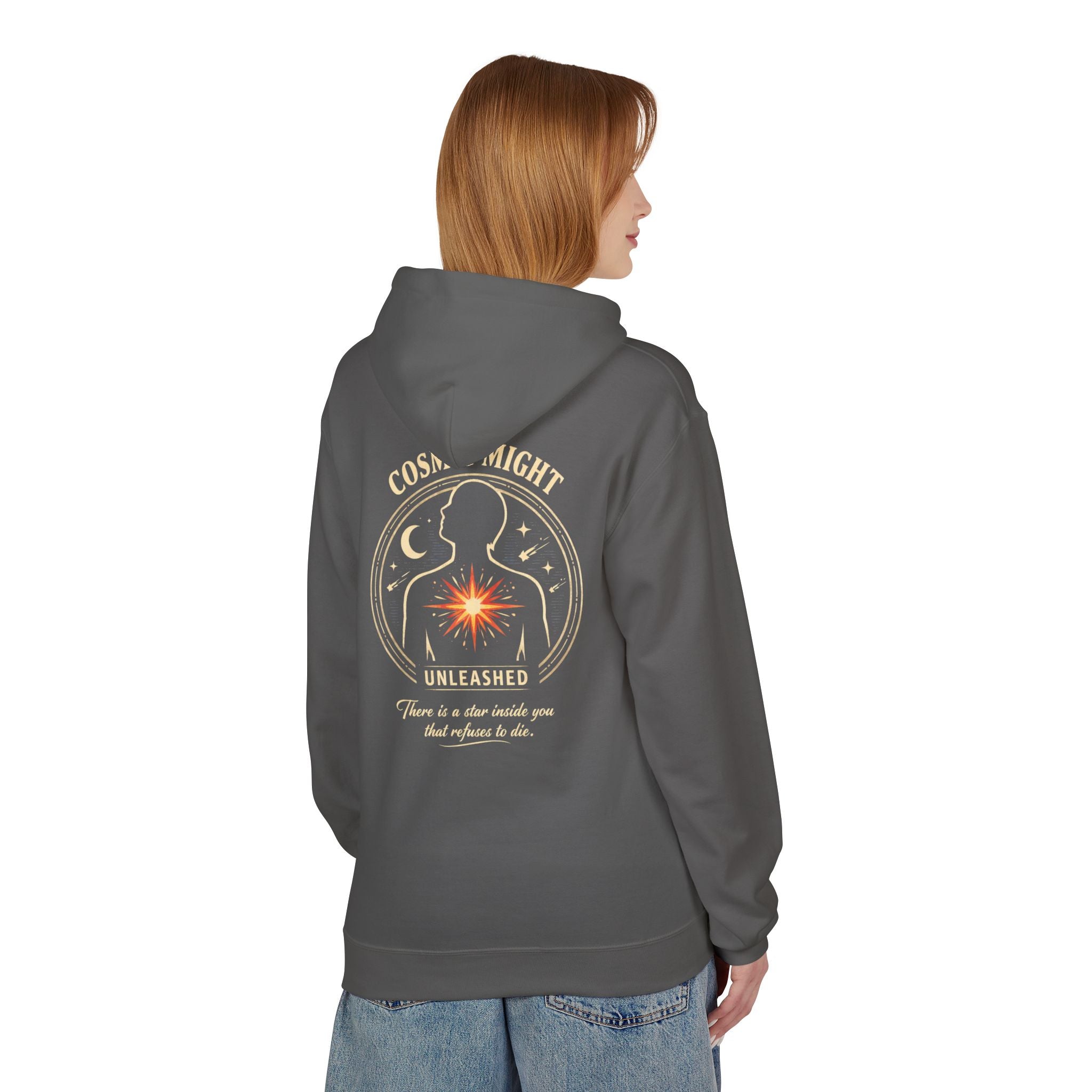 PRB Starforged Flex Cosmic Might Unleashed Hoodie — Unleashed Starburst Graphic Pullover by Power Runs Black