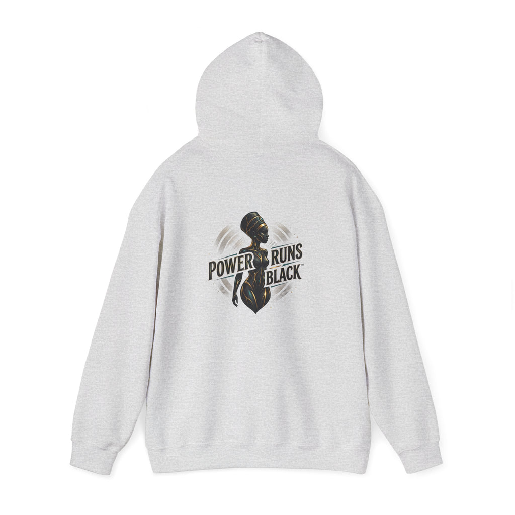 Power Runs Black PRB Logo hoodie Ascension State CROWN design by Power Runs Black