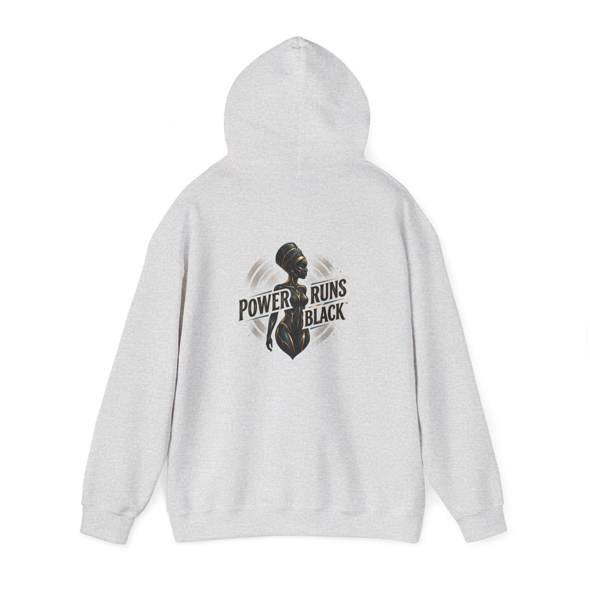 Power Runs Black PRB Logo hoodie Ascension State CROWN design by Power Runs Black