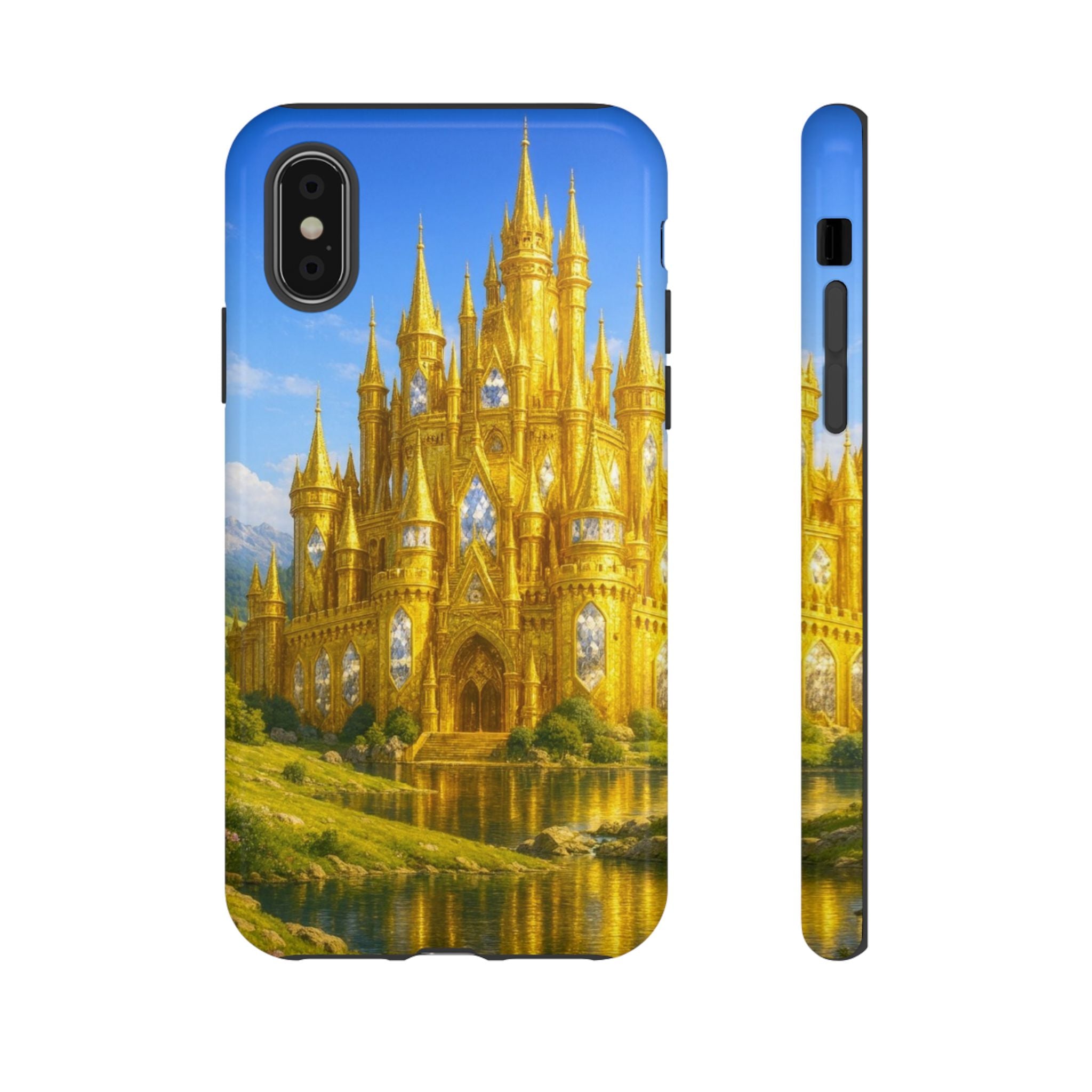 PRB Golden Castle iPhone Case | Fantasy Palace Phone Case by Printify