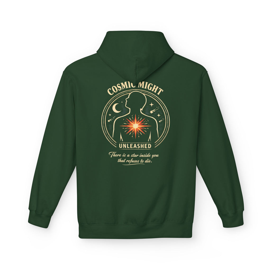 PRB Starforged Flex Cosmic Might Unleashed Hoodie — Unleashed Starburst Graphic Pullover by Power Runs Black