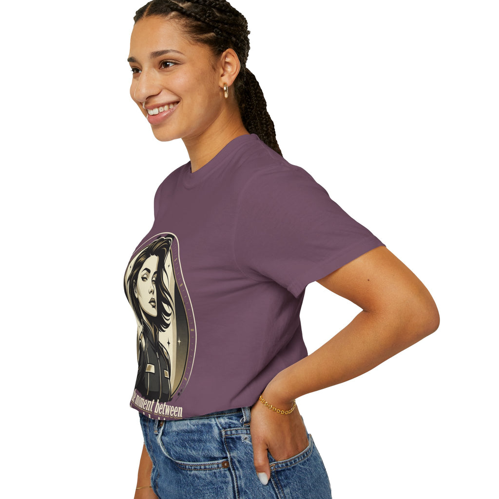 Power Runs Black Retro Space Captain Portrait T-Shirt — 'Fearless Commander' Graphic Tee by Power Runs Black