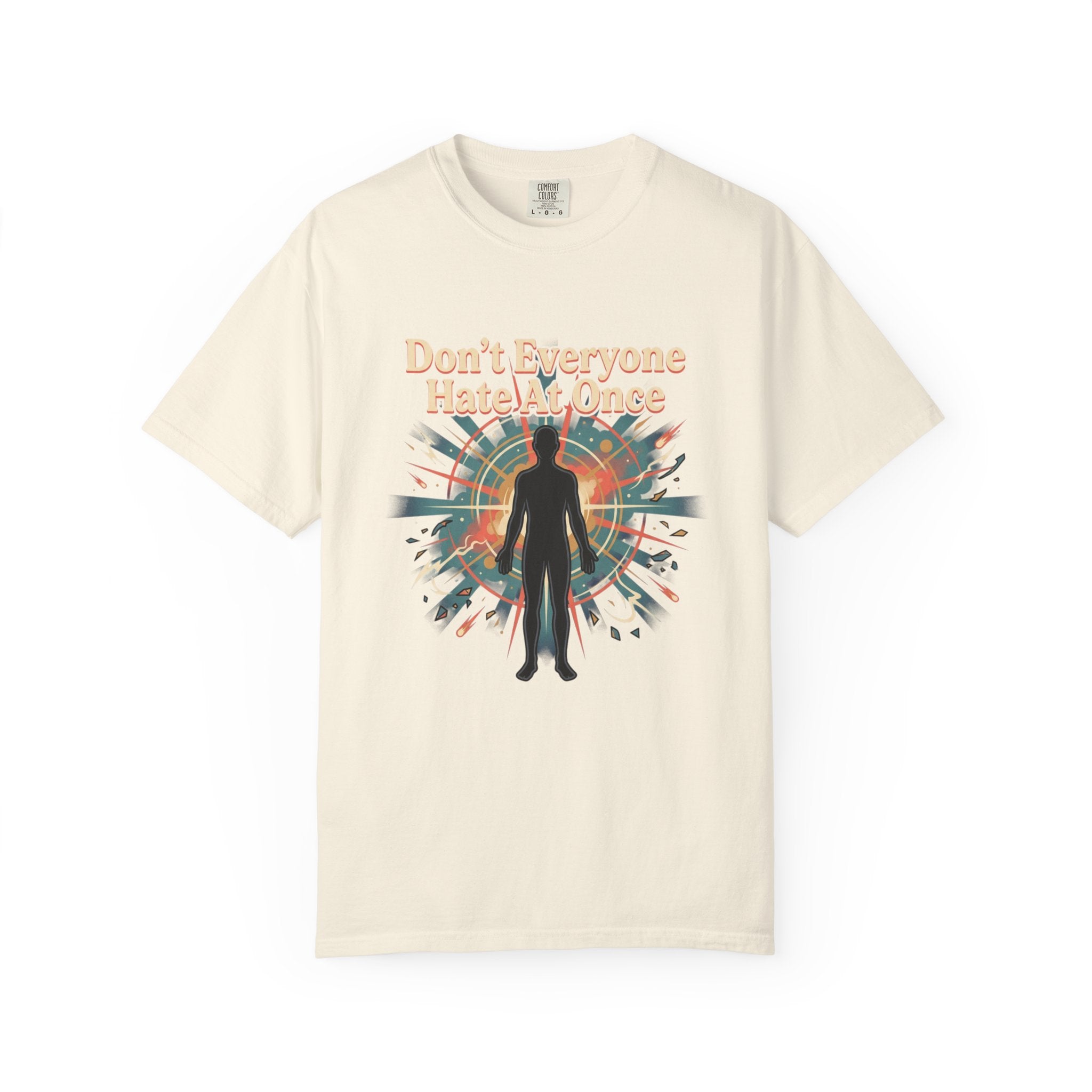 Power Runs Black Don't Everyone Hate Me Once" Retro Silhouette Graphic Tee by Printify