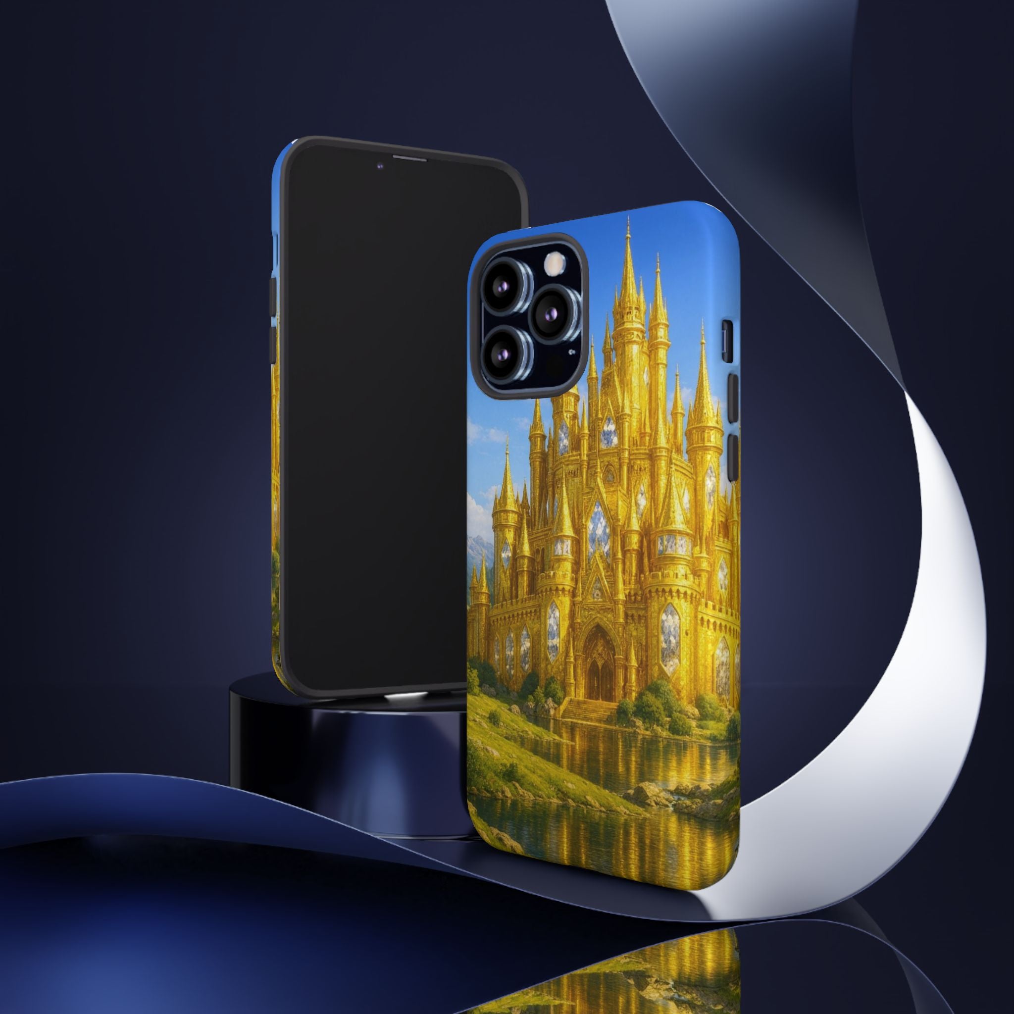 PRB Golden Castle iPhone Case | Fantasy Palace Phone Case by Printify