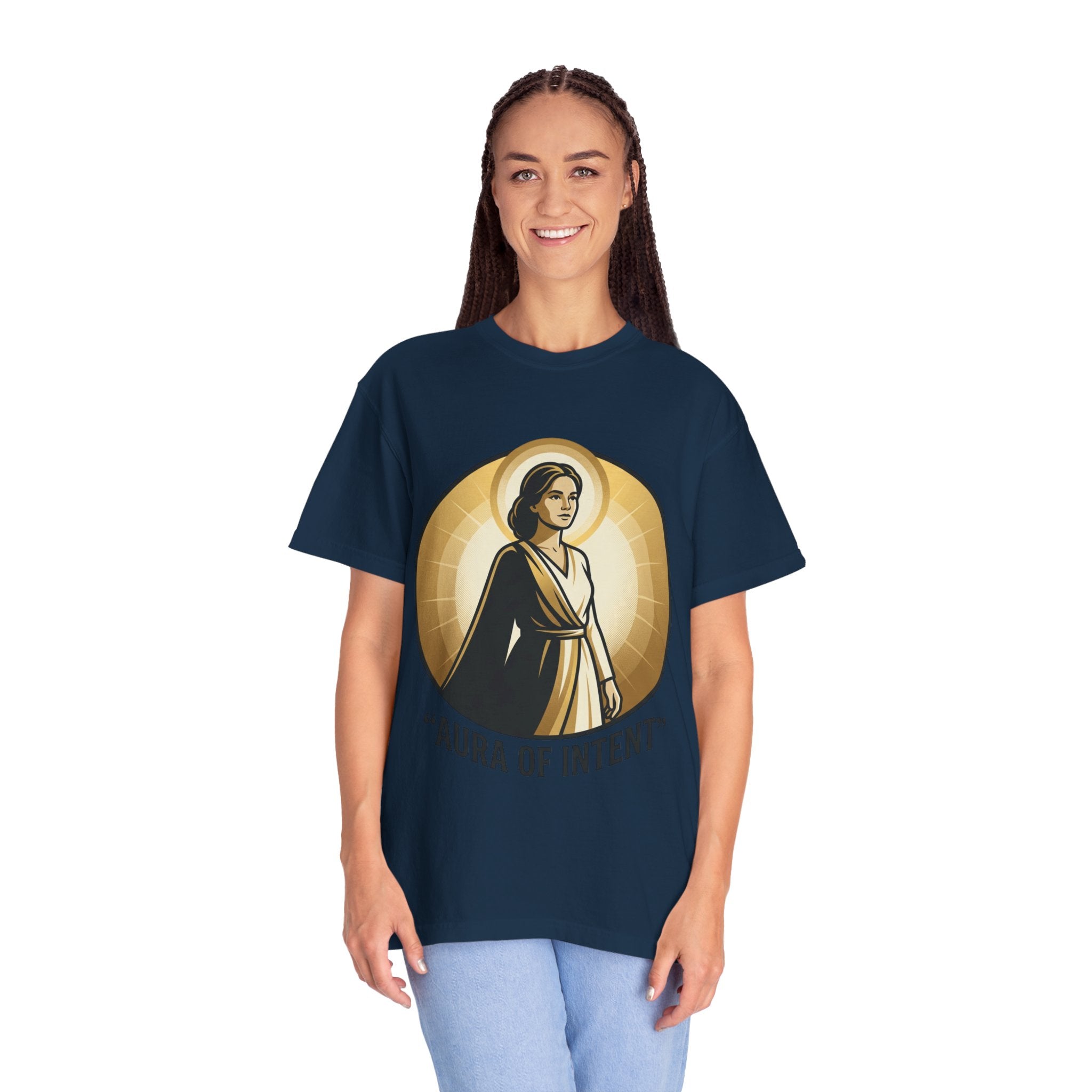 Power Runs Black Aura of Intent T-Shirt by Power Runs Black