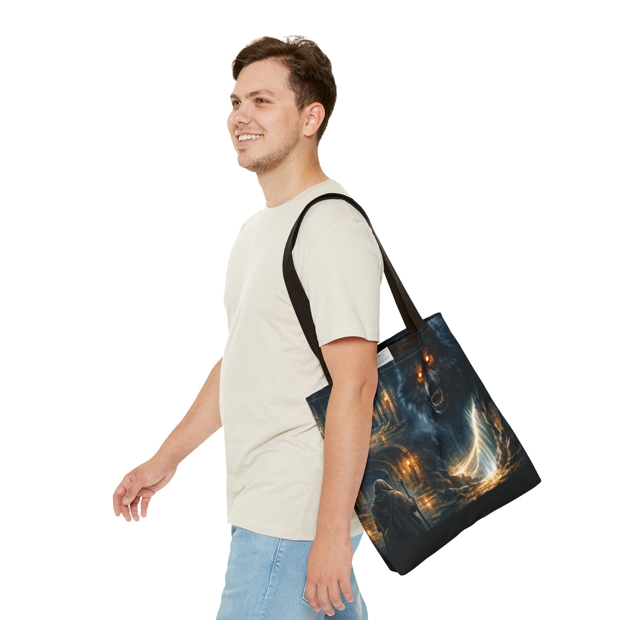 PRB The Echo Hounds Illustration Tote Bag | Gothic Horror Artwork by Power Runs Black