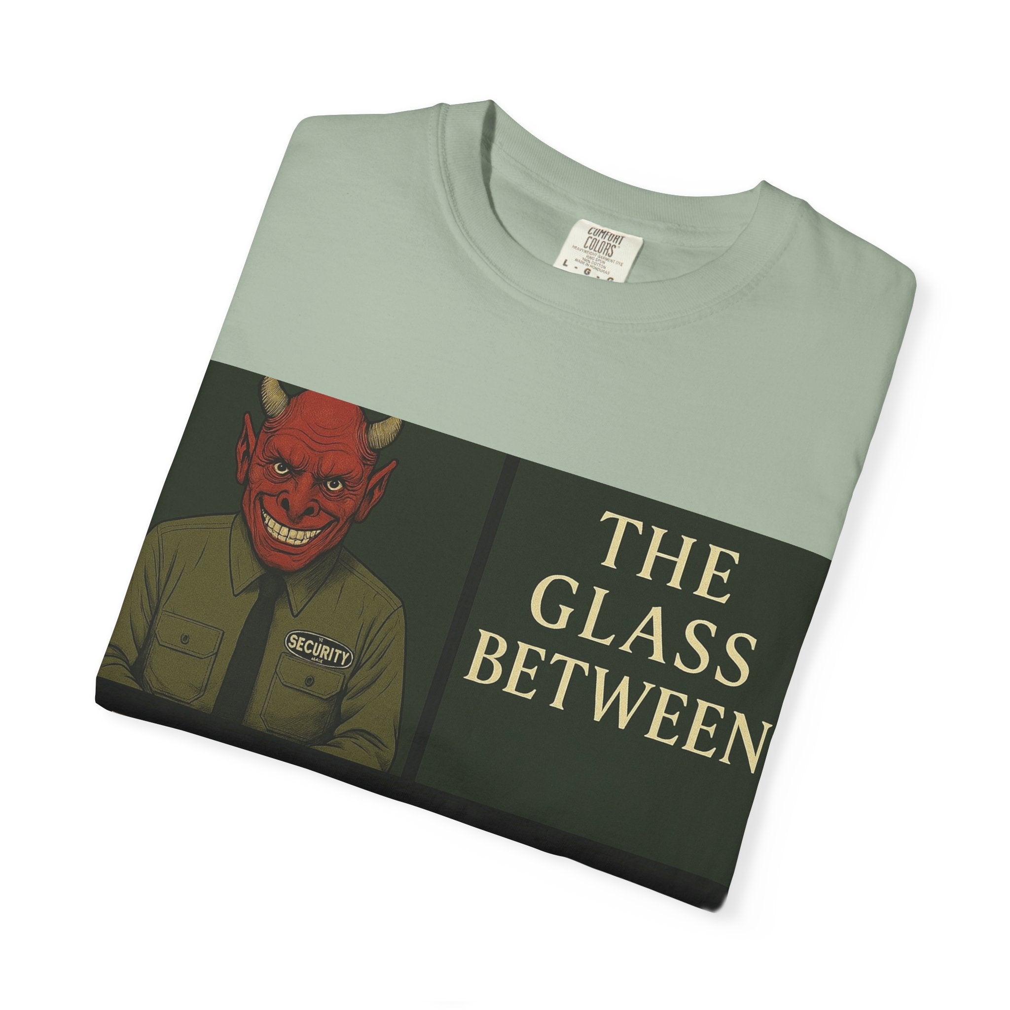 PRB The Glass Between Vintage Collage T-Shirt by Power Runs Black