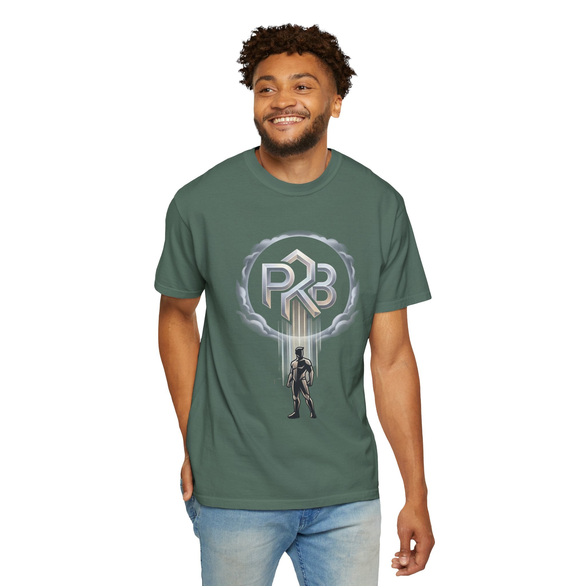 PRB Warrior Emblem Graphic Tee | Vintage Logo Shirt for Gamers & Fantasy Fans by Printify