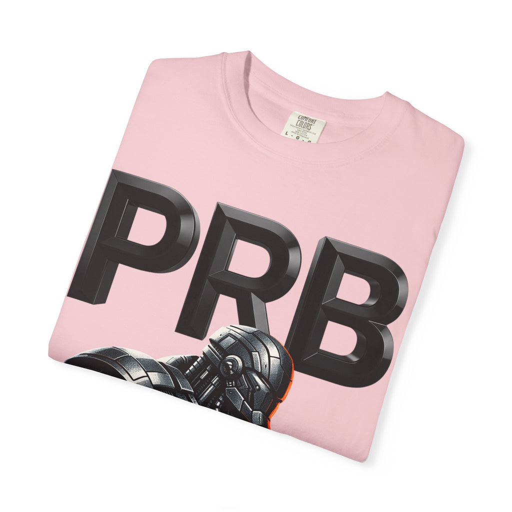 Built of Power PRB T-Shirt — Robotic Armor Graphic Tee by Printify