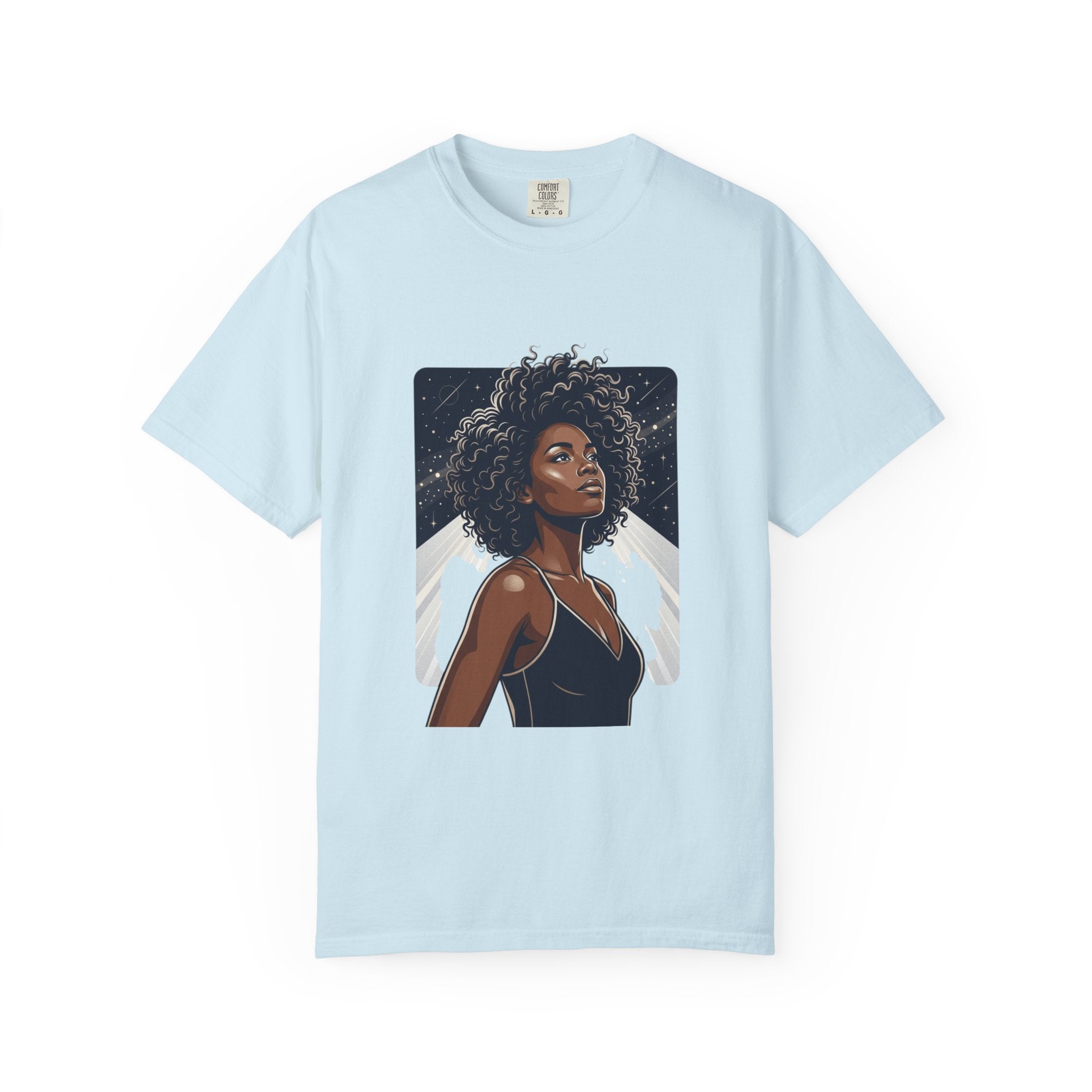 Pretty Rich Bitch The Collection by PRB T-Shirt — Afro Woman Graphic Tee by Power Runs Black