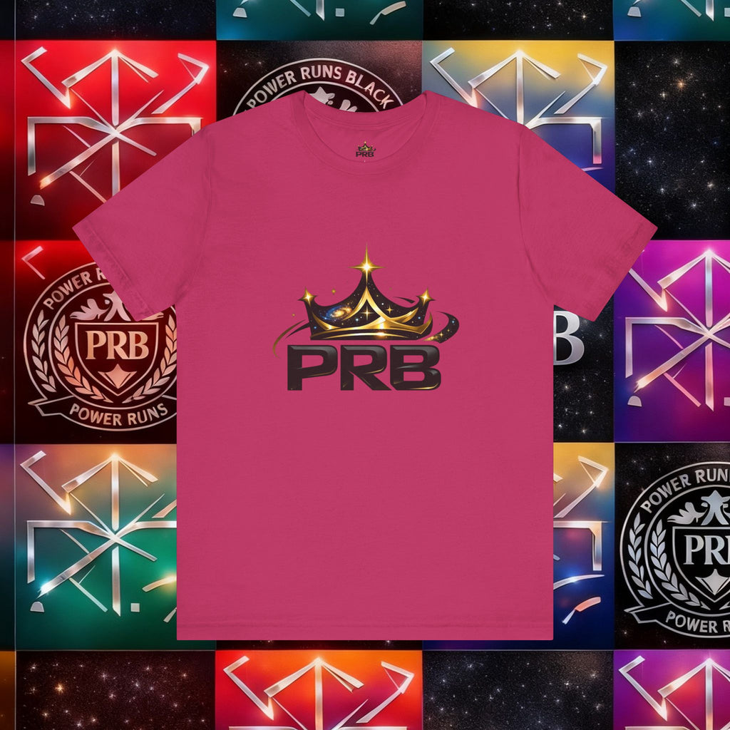 PRB Crown Tee — Graphic Logo T-Shirt by Power Runs Black
