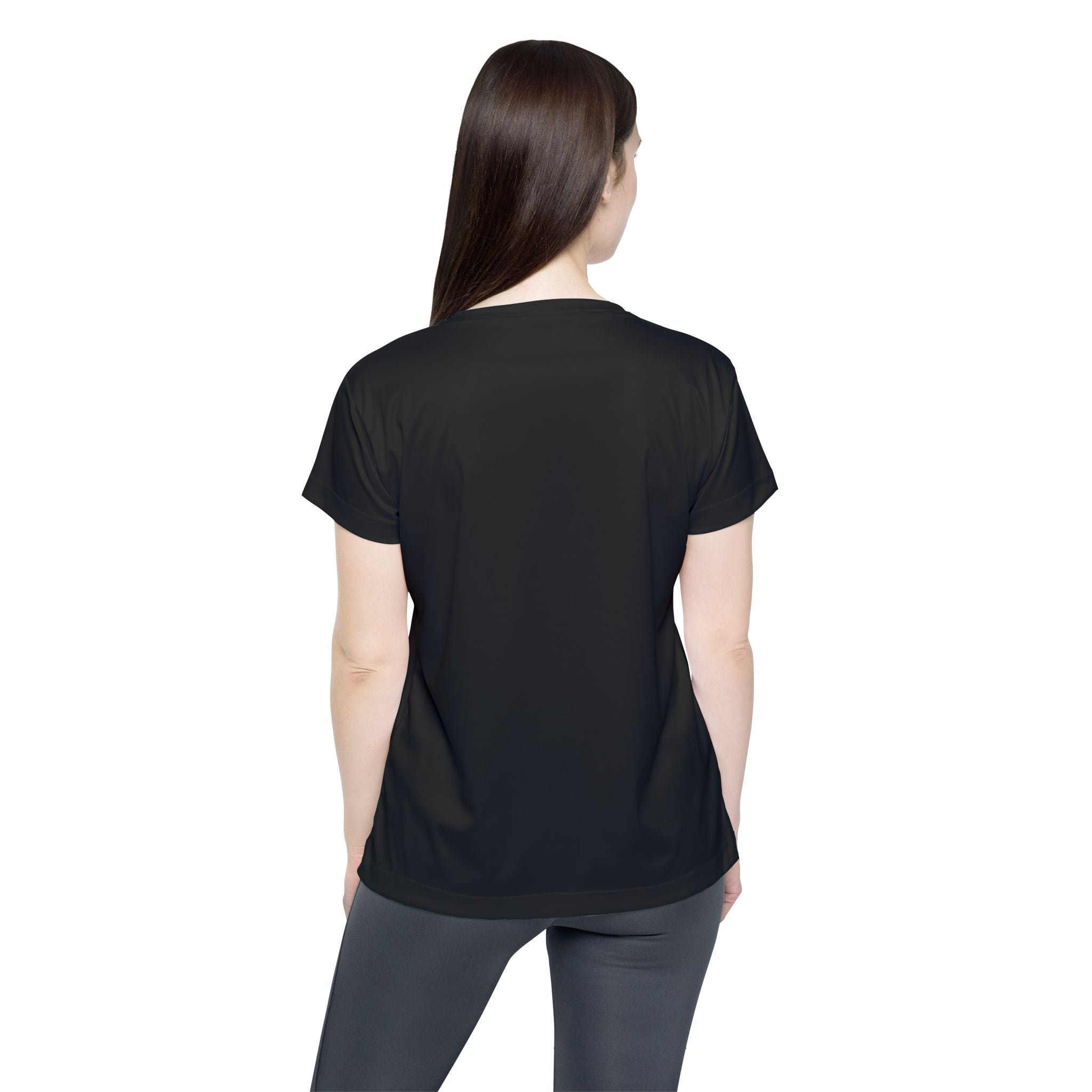 PRB Golden Eagle Illustration Women's Jersey | Night Forest Raptor Graphic by Power Runs Black