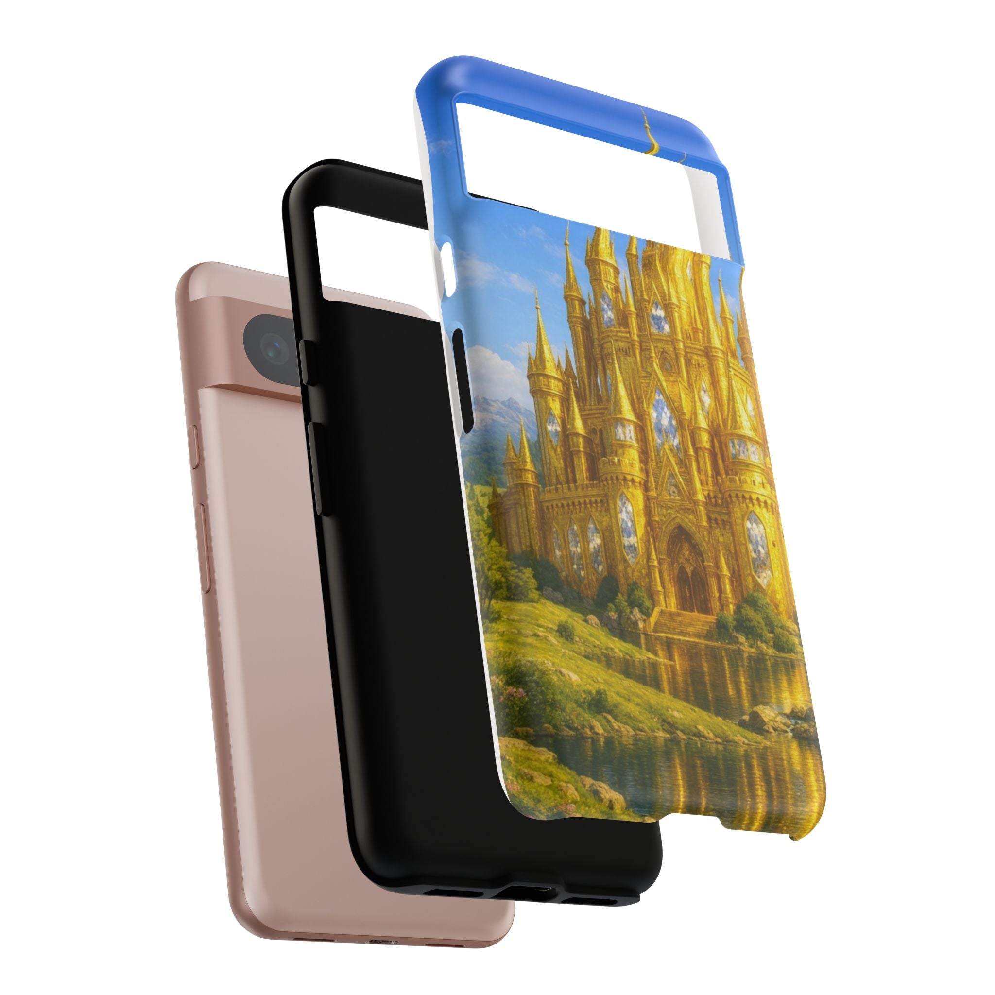 PRB Golden Castle iPhone Case | Fantasy Palace Phone Case by Power Runs Black