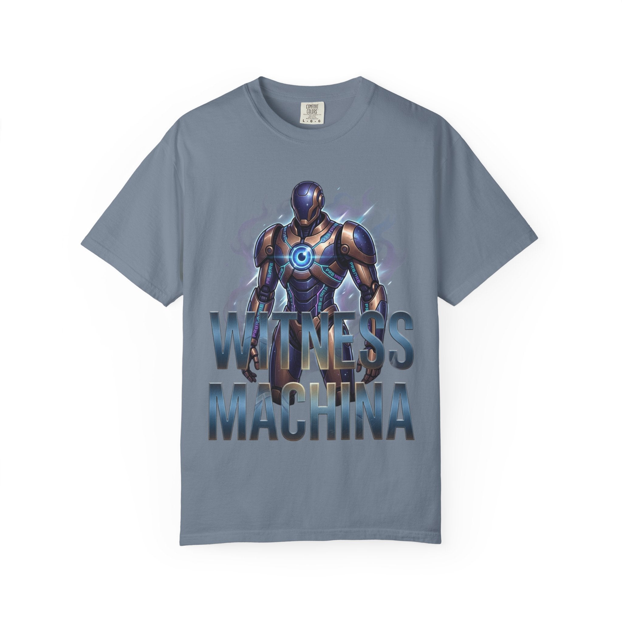 Printify PRB Witness Machina Robot Art T-shirt | Sci-Fi Cyborg Graphic Tee - T-Shirt