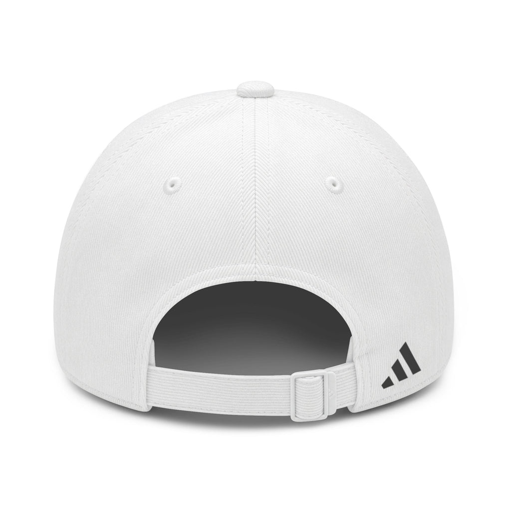Power Runs Black Retro Portrait Adidas Cap — "What are you Villain" Fan Hat by Power Runs Black