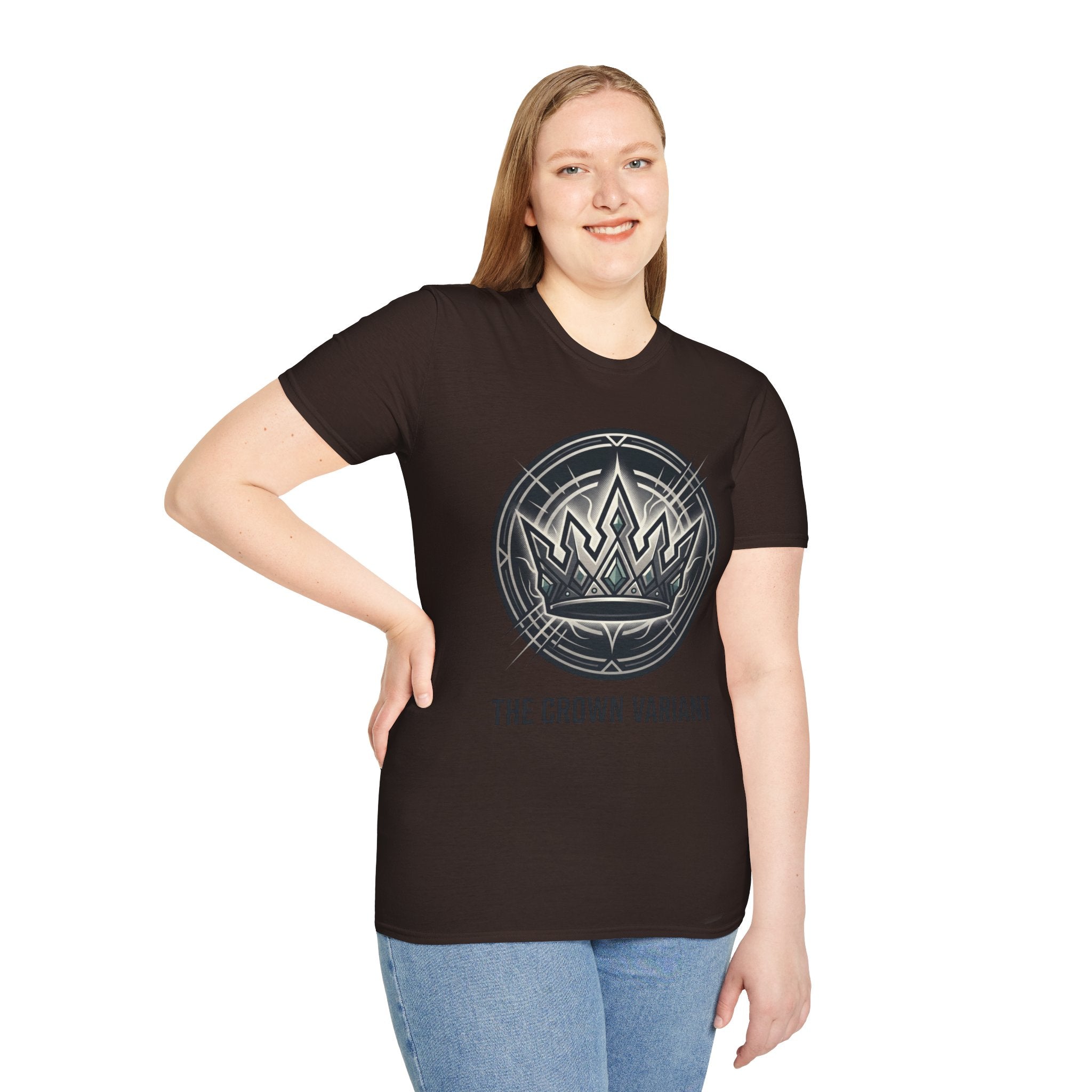 Power Runs Black PRB Crown Variant Graphic T-Shirt — The Crown Variant Emblem by Power Runs Black