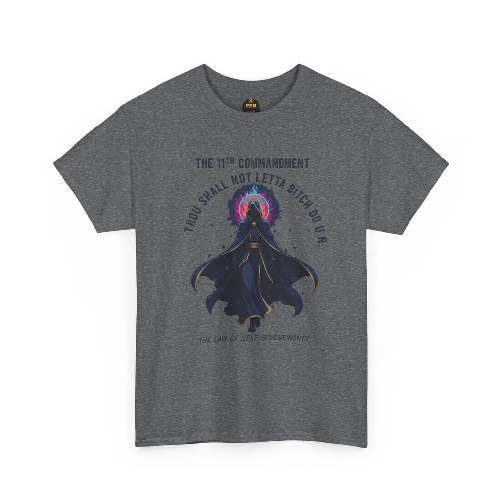 PRB Witchy Raven Graphic Tee — "Thou Shall Not Letta Bitch Do U N" by Printify