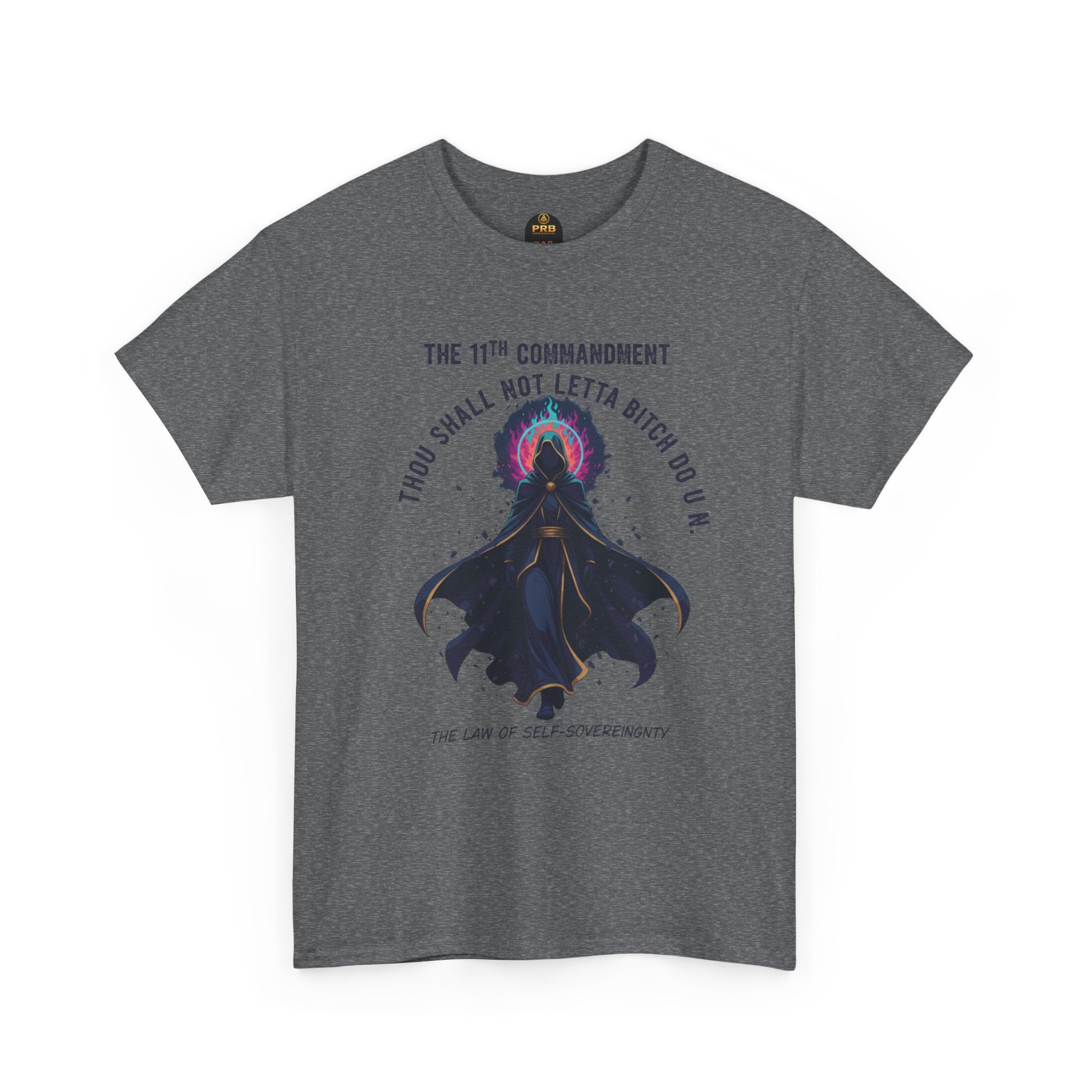 PRB Witchy Raven Graphic Tee — "Thou Shall Not Letta Bitch Do U N" by Printify