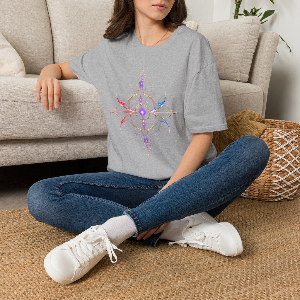 Power Runs Black PRB Pretty Rich Bitch The Collection Mystic Mandala Tee — Subtle Pastel Spiritual Graphic T-Shirt by Printify