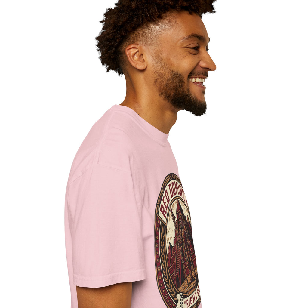 Power Runs Black PRB Red Dominion 'Right Side' Graphic T-Shirt by Power Runs Black