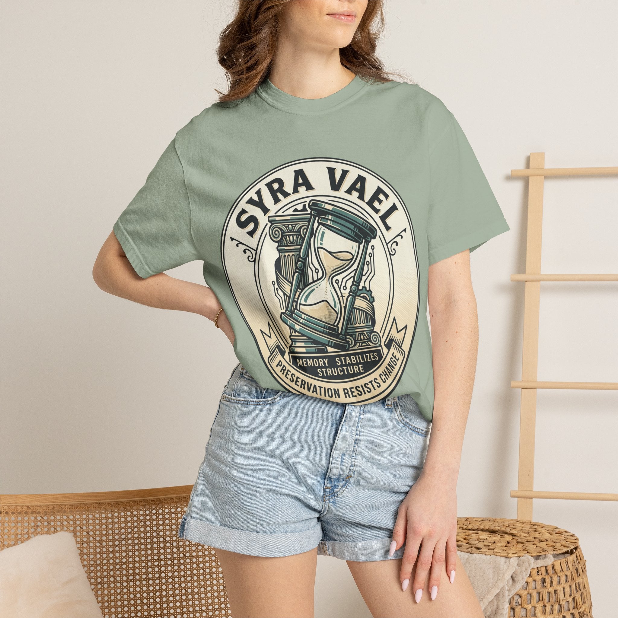 Power Runs Black PRB Syra Vael Hourglass Emblem T-Shirt by Power Runs Black