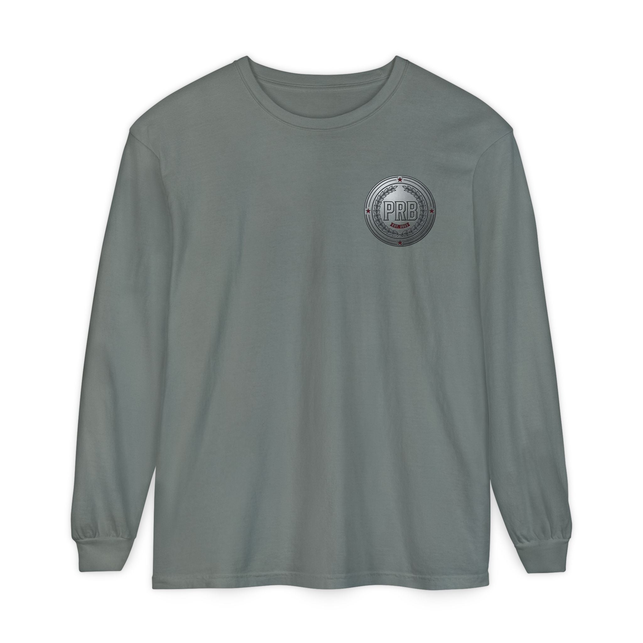 PRB The Starbound Seven graphic long sleeve shirt | cosmic superhero poster by Power Runs Black