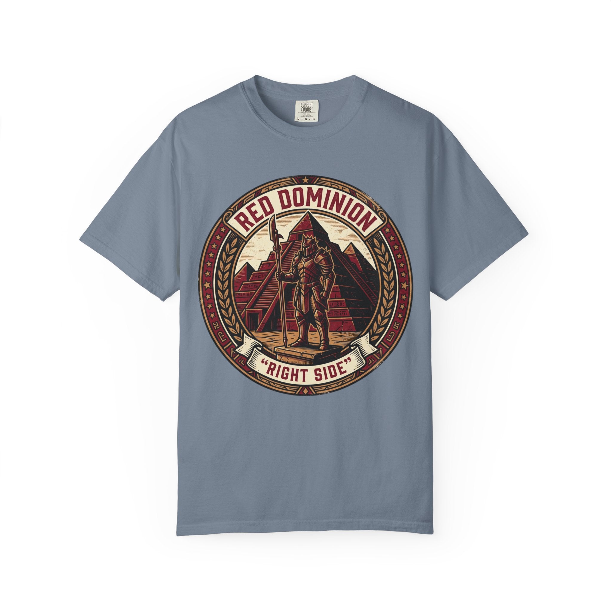 Power Runs Black PRB Red Dominion 'Right Side' Graphic T-Shirt by Power Runs Black