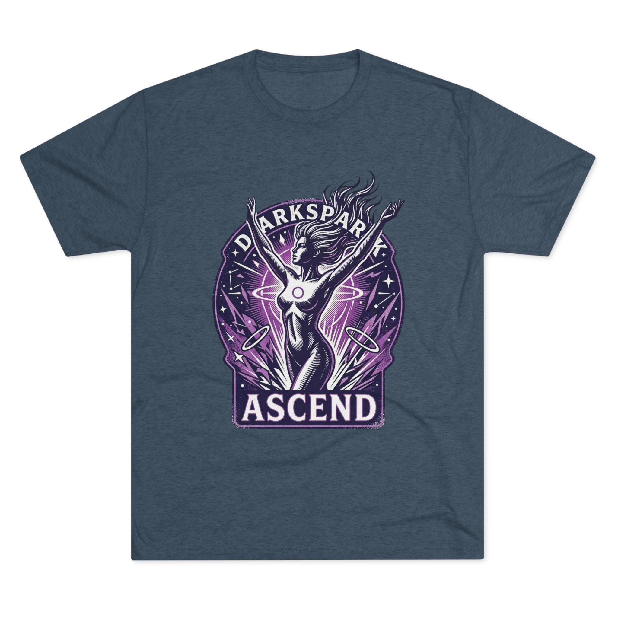 Power Runs Black PRB Ascend Space Goddess Tee — "Parkspark Ascend" Retro Sci‑Fi Graphic T-Shirt by Power Runs Black