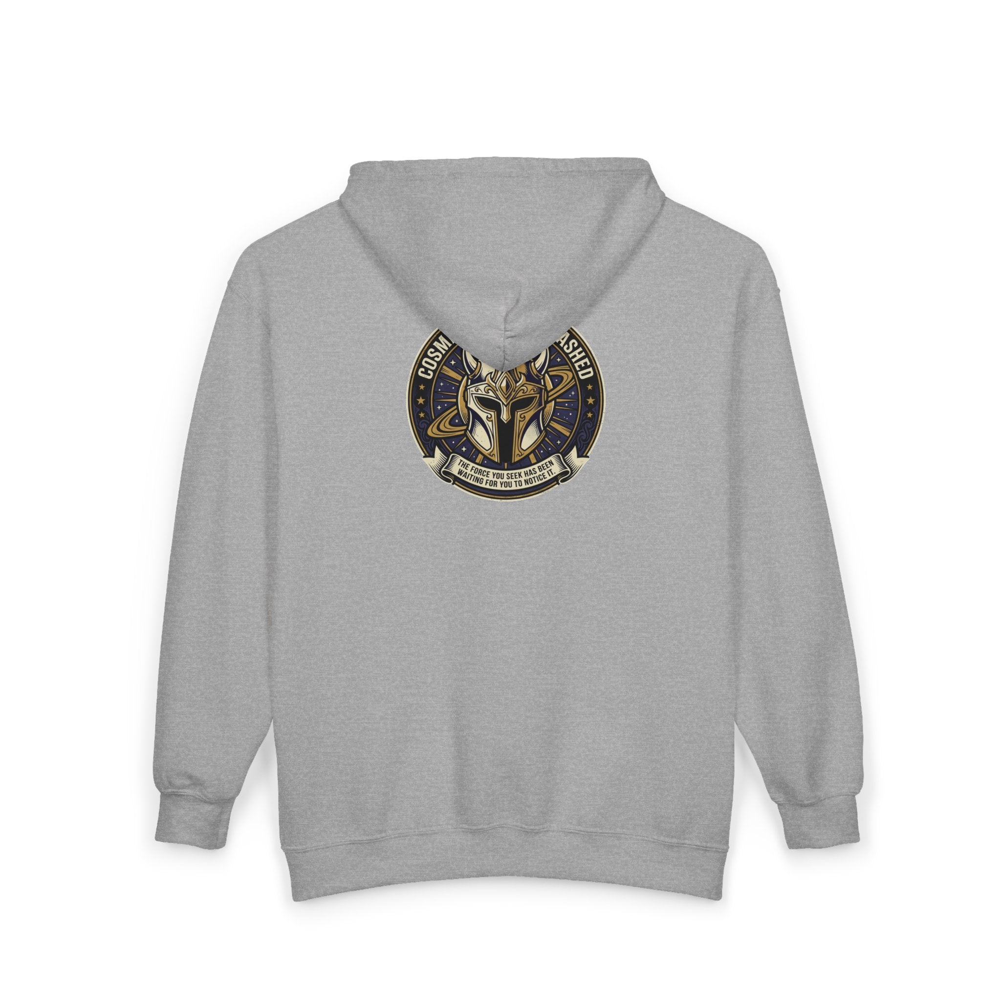PRB Full-Zip Hoodie — Cosmic Night Unleashed Graphic by Power Runs Black