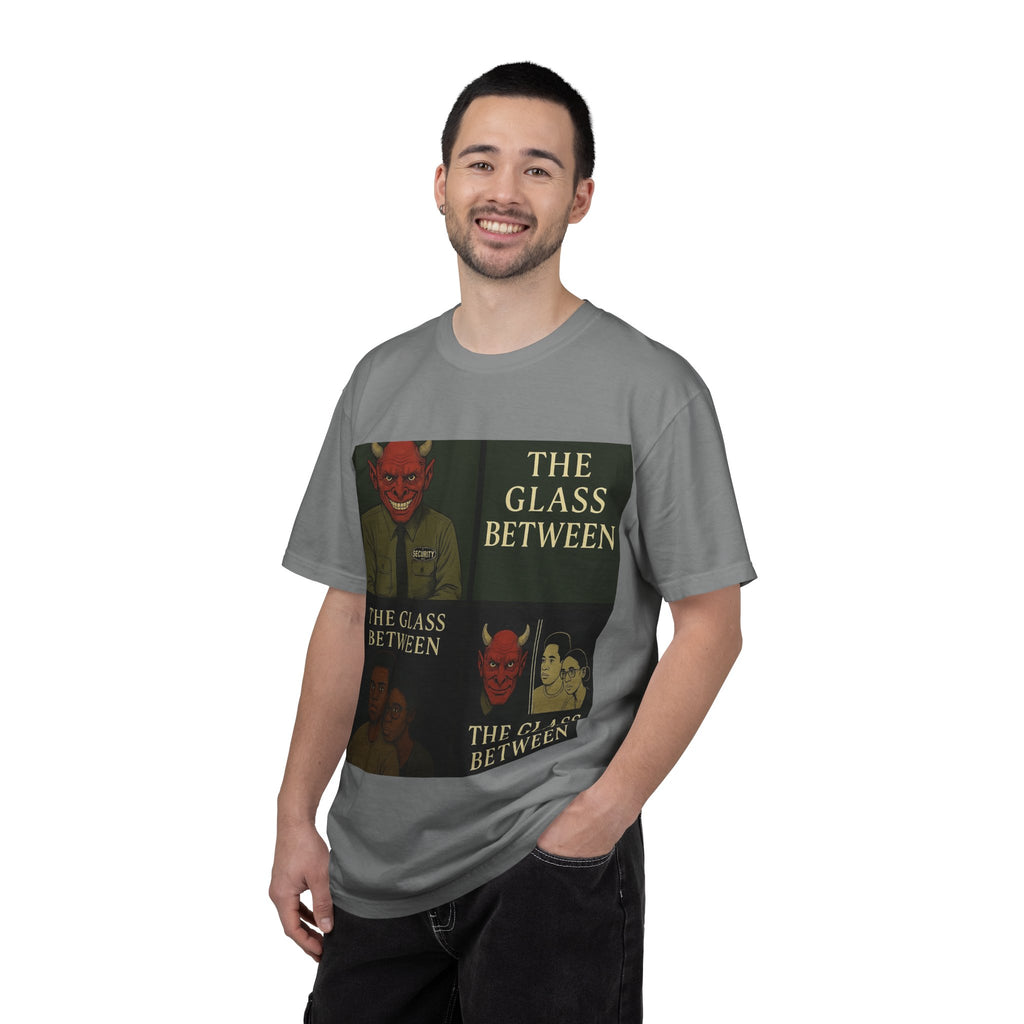PRB The Glass Between Vintage Collage T-Shirt by Power Runs Black