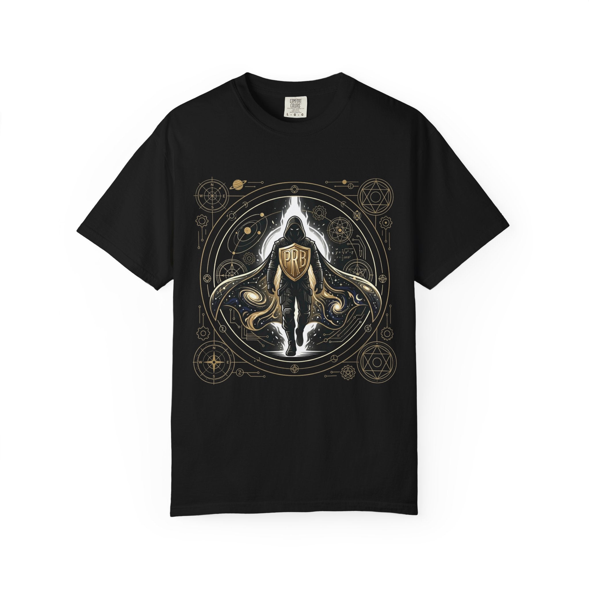 PRB Manta Ray Crest T-Shirt | Ornate Nautical Illustration by Printify