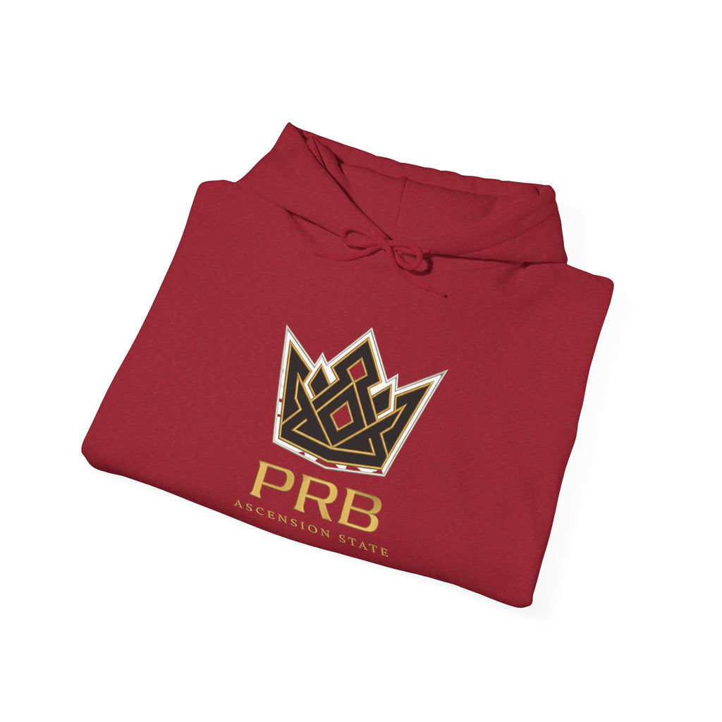 Power Runs Black PRB Logo hoodie Ascension State CROWN design by Power Runs Black