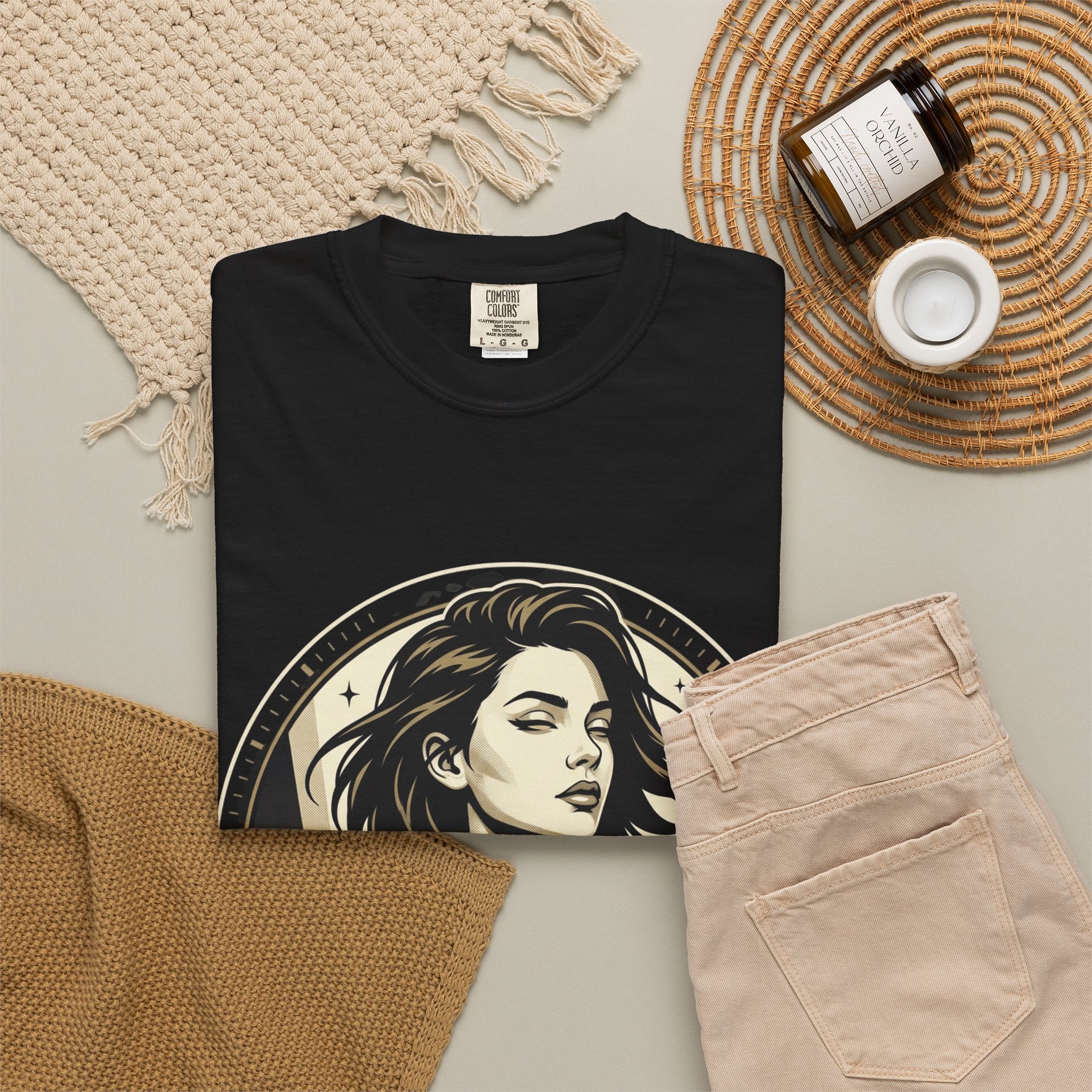 Power Runs Black Retro Space Captain Portrait T-Shirt — 'Fearless Commander' Graphic Tee by Power Runs Black
