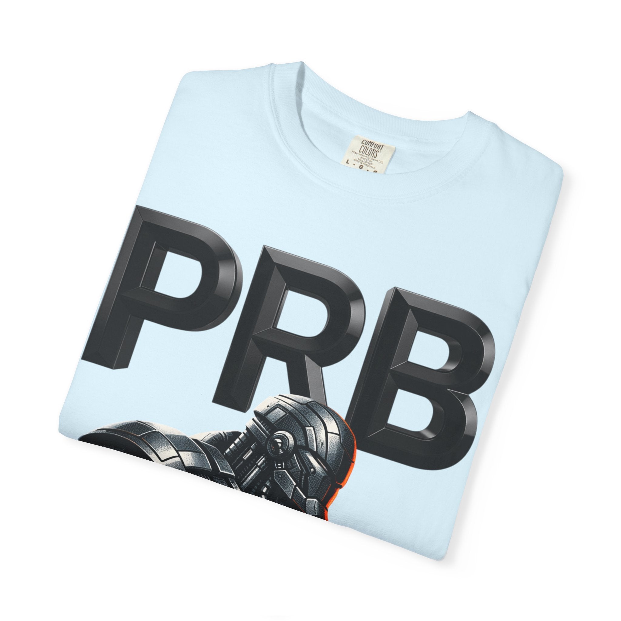 Built of Power PRB T-Shirt — Robotic Armor Graphic Tee by Printify