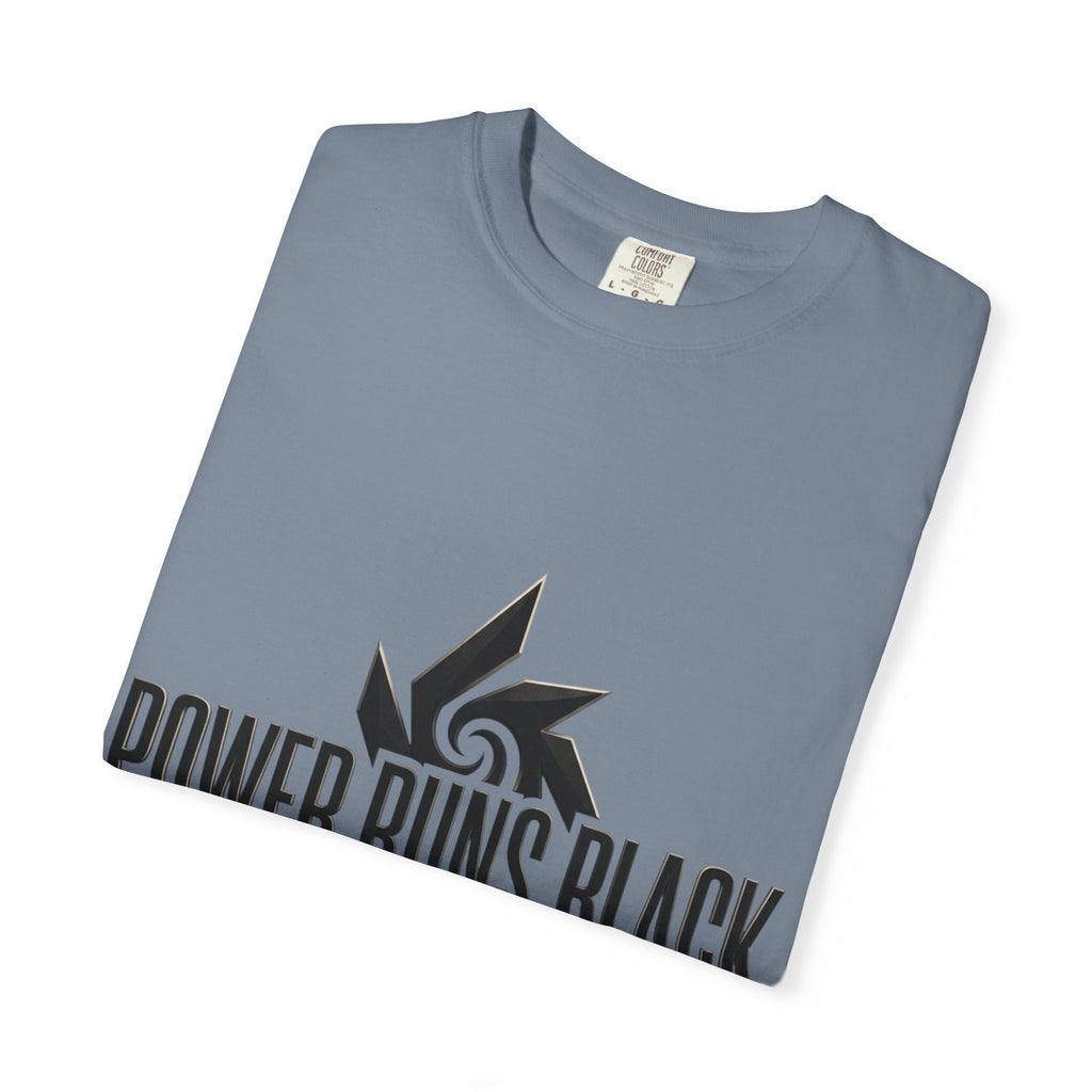 Power Runs Black PRB "Wear The Code" Mystic Shield T-Shirt — Geometric Sigil Graphic Tee by Printify