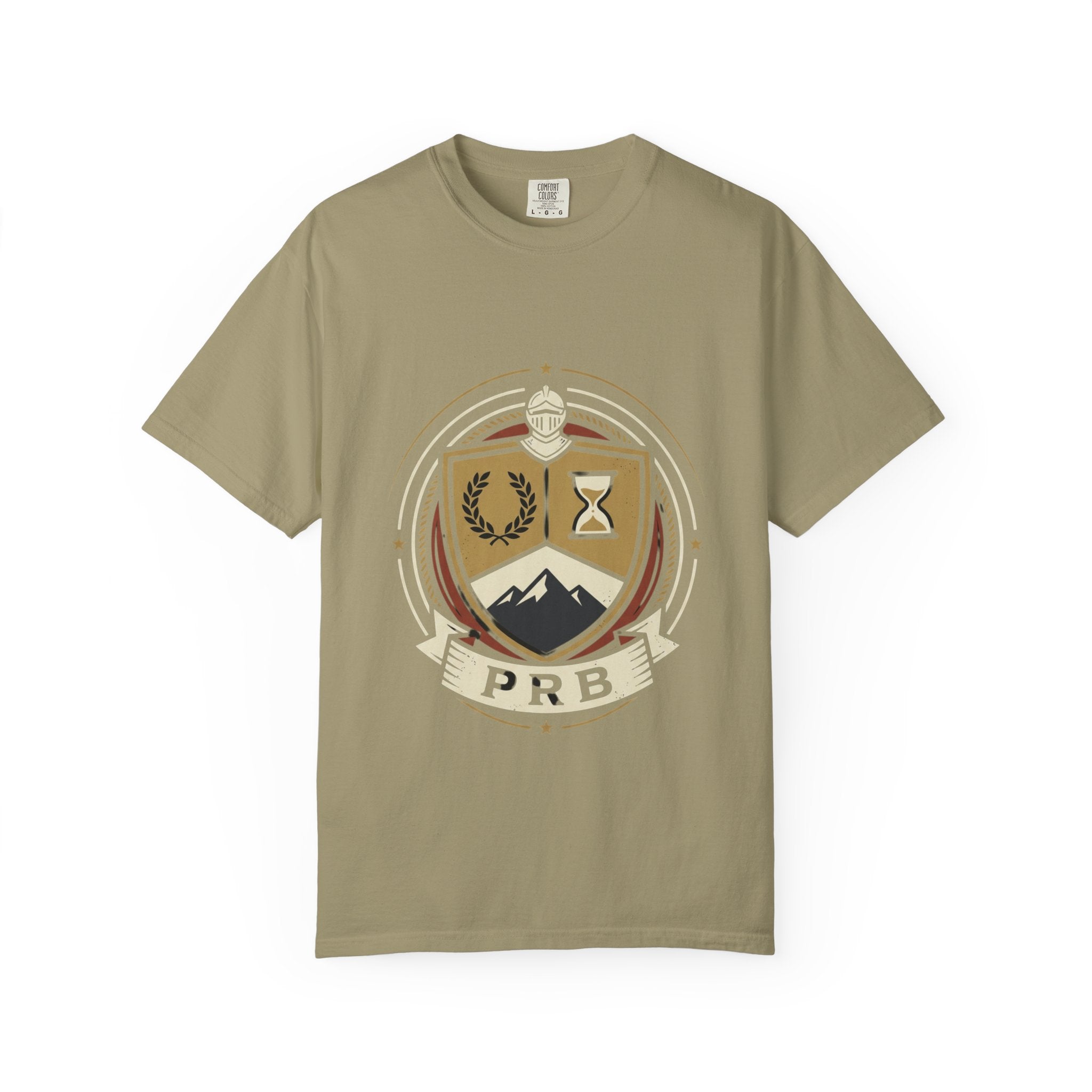 Adventure Crest Emblem T-Shirt | Vintage Mountain Badge Graphic Tee by Printify