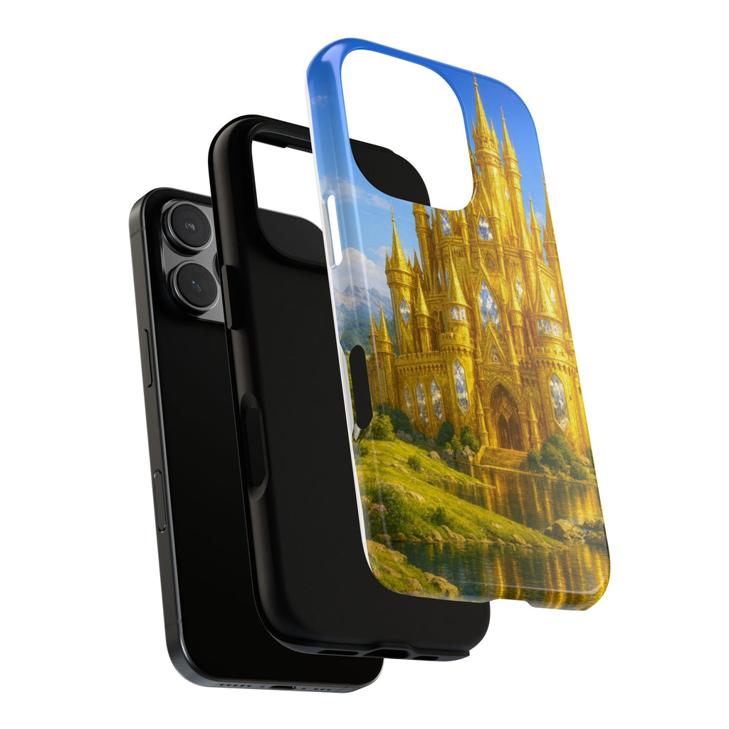 PRB Golden Castle iPhone Case | Fantasy Palace Phone Case by Printify