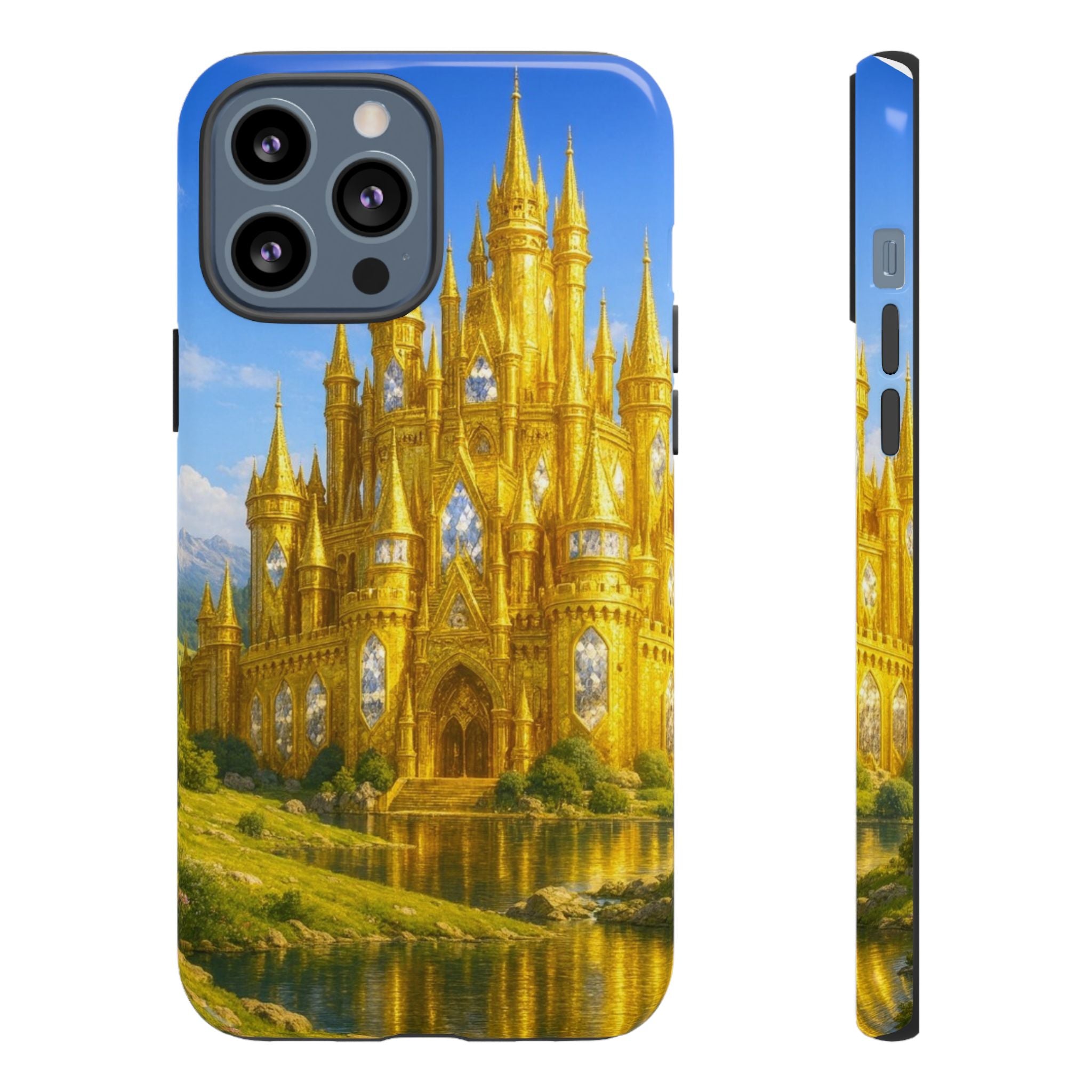PRB Golden Castle iPhone Case | Fantasy Palace Phone Case by Printify