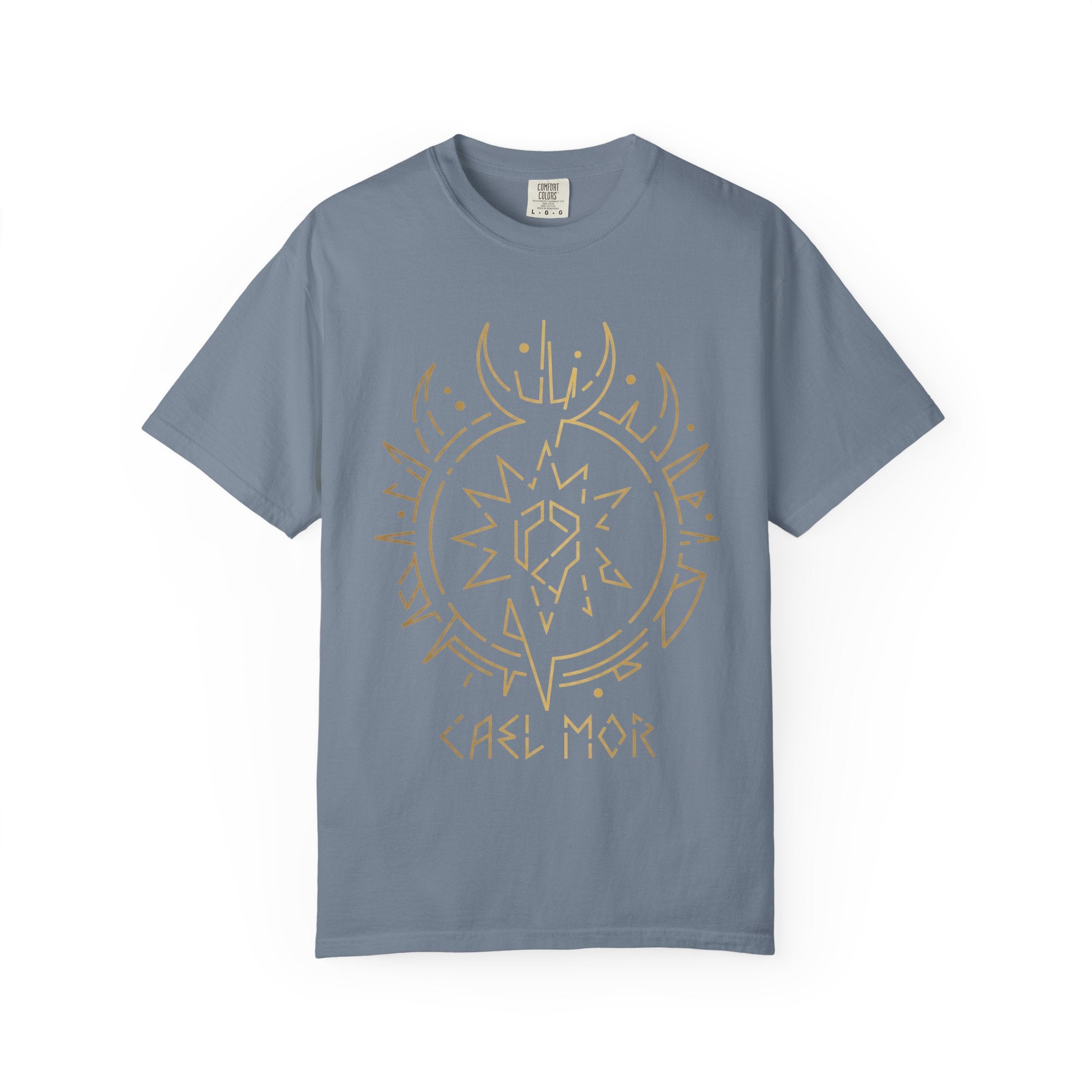 Power Runs Black PRB Cael Mór Symbol T-Shirt — ‘Nothing Connects’ Minimal Graphic Tee by Power Runs Black