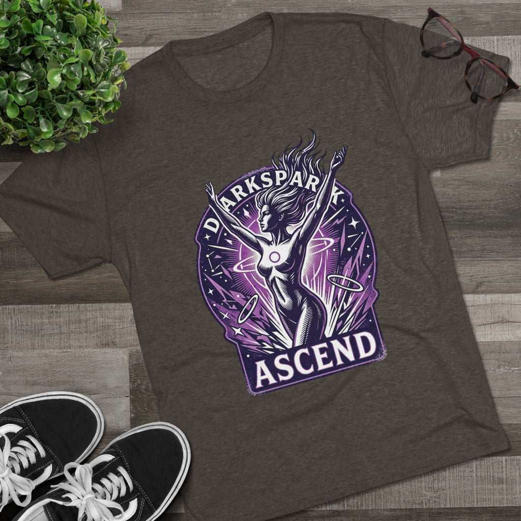 Power Runs Black PRB Ascend Space Goddess Tee — "Parkspark Ascend" Retro Sci‑Fi Graphic T-Shirt by Power Runs Black