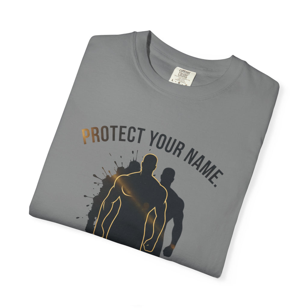 PRB Protect Your Name silhouette trio design T-Shirt | Loyalty is a Weapon graphic tee by Printify