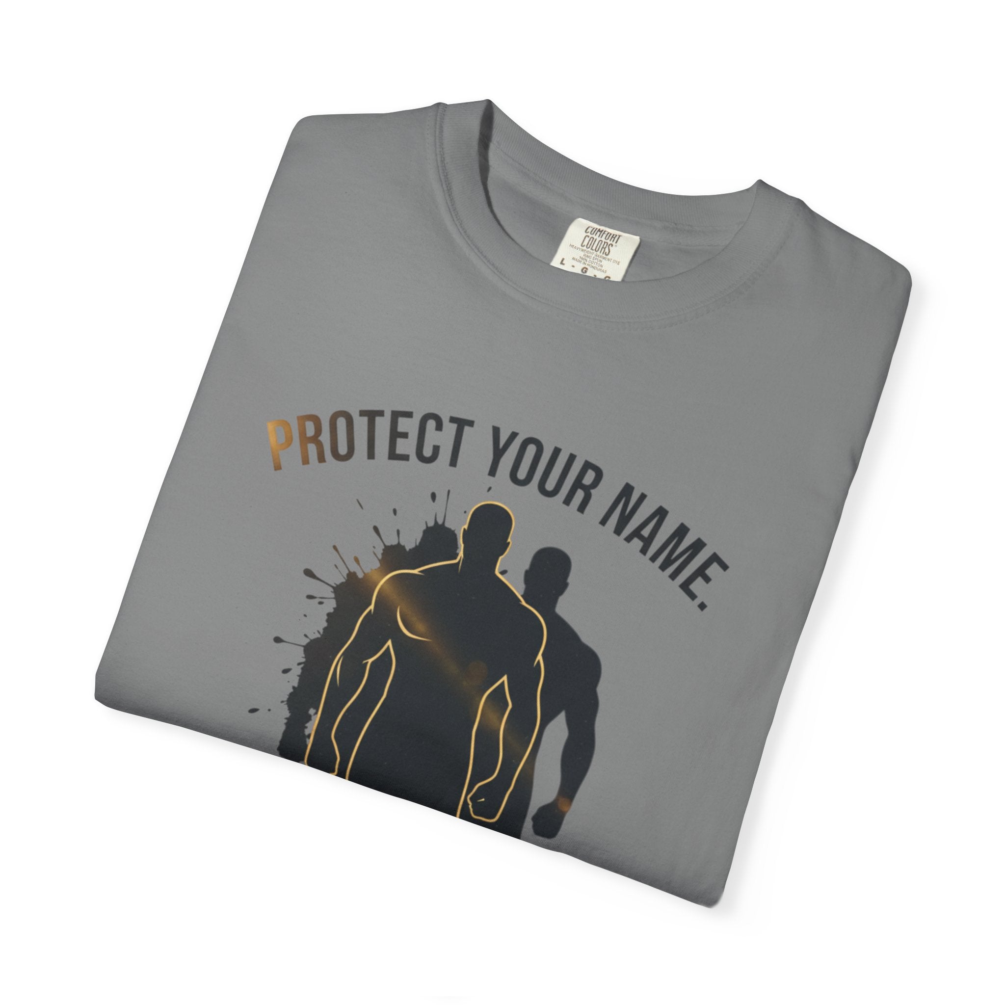 PRB Protect Your Name silhouette trio design T-Shirt | Loyalty is a Weapon graphic tee by Printify