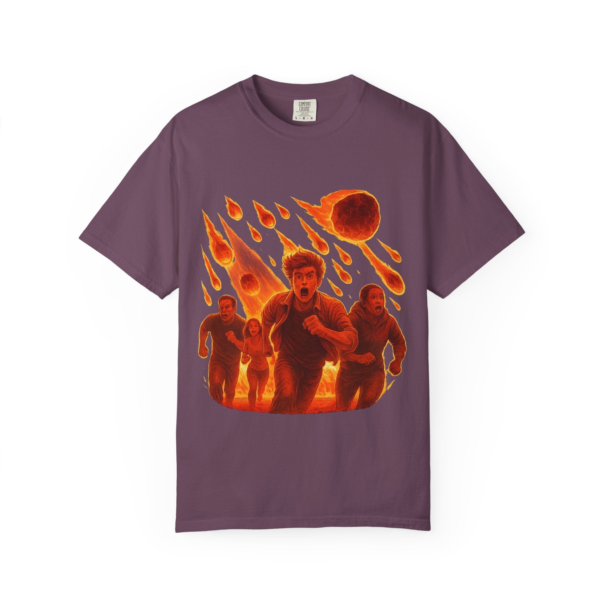 PRB Meteor Shower Escape T-Shirt — Apocalyptic Running Graphic Tee by Power Runs Black