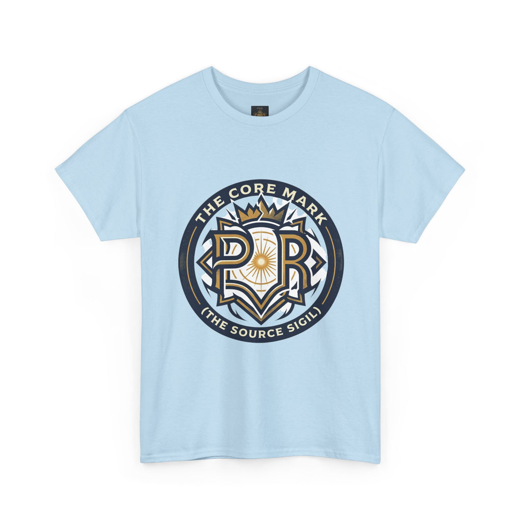 Power Runs Black PRB Core Mark Logo T-Shirt — "The Source Sigil" Retro Emblem Tee by Power Runs Black